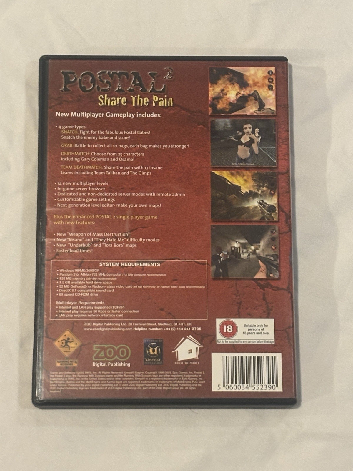 2003 Postal 2 Share the Pain Multiplayer Edition PC CD-ROM Boxed