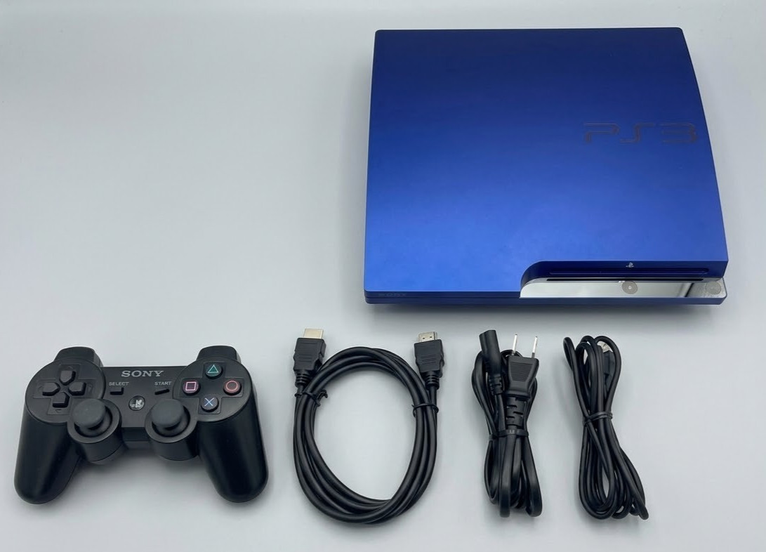PS3 GRAN TURISMO 5 RACING PACK limited edition Titanium Blue CECH-2500A Console