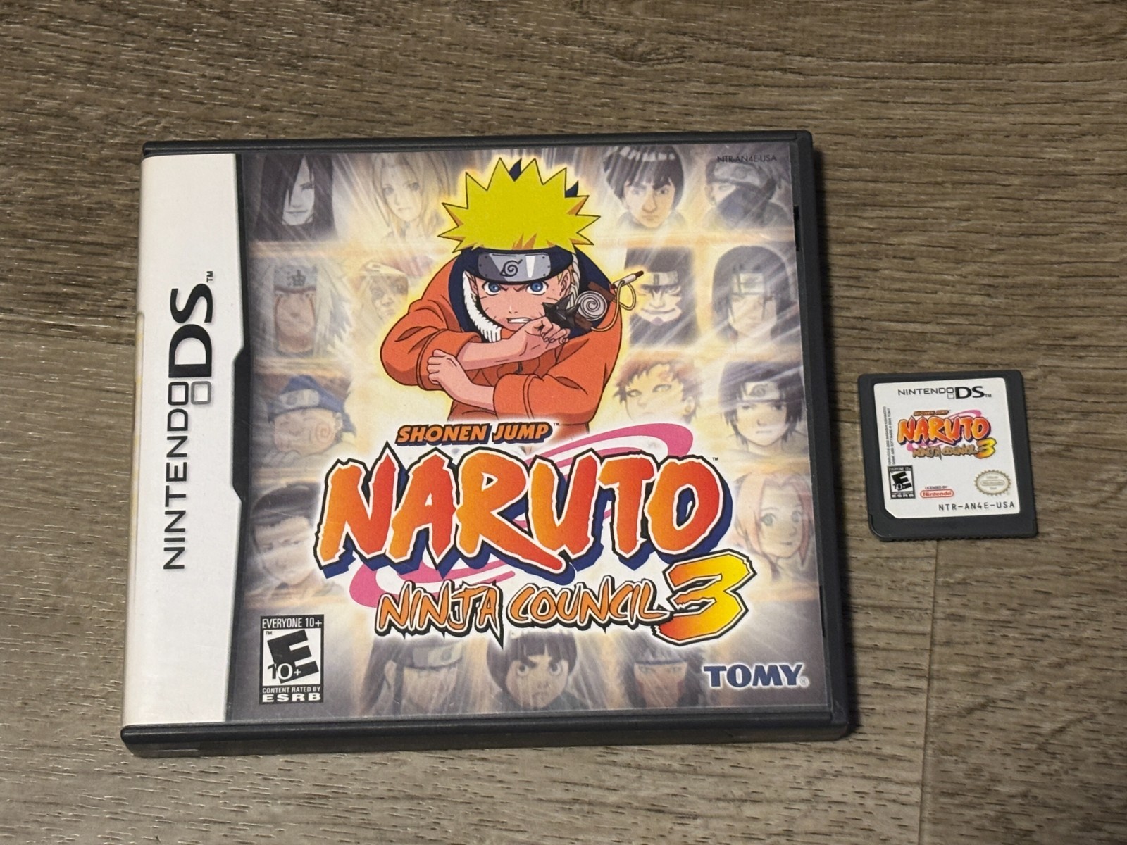 Naruto Ninja Council 3 Nintendo DS Game + Case Authentic Good Shape