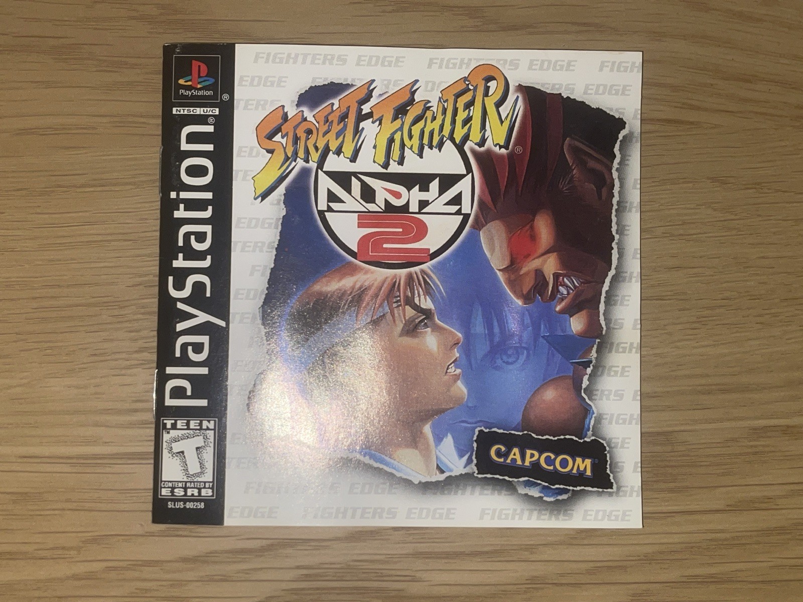 Street Fighter Alpha 2 Fighters Edge (Sony PlayStation 1) PS1 Complete