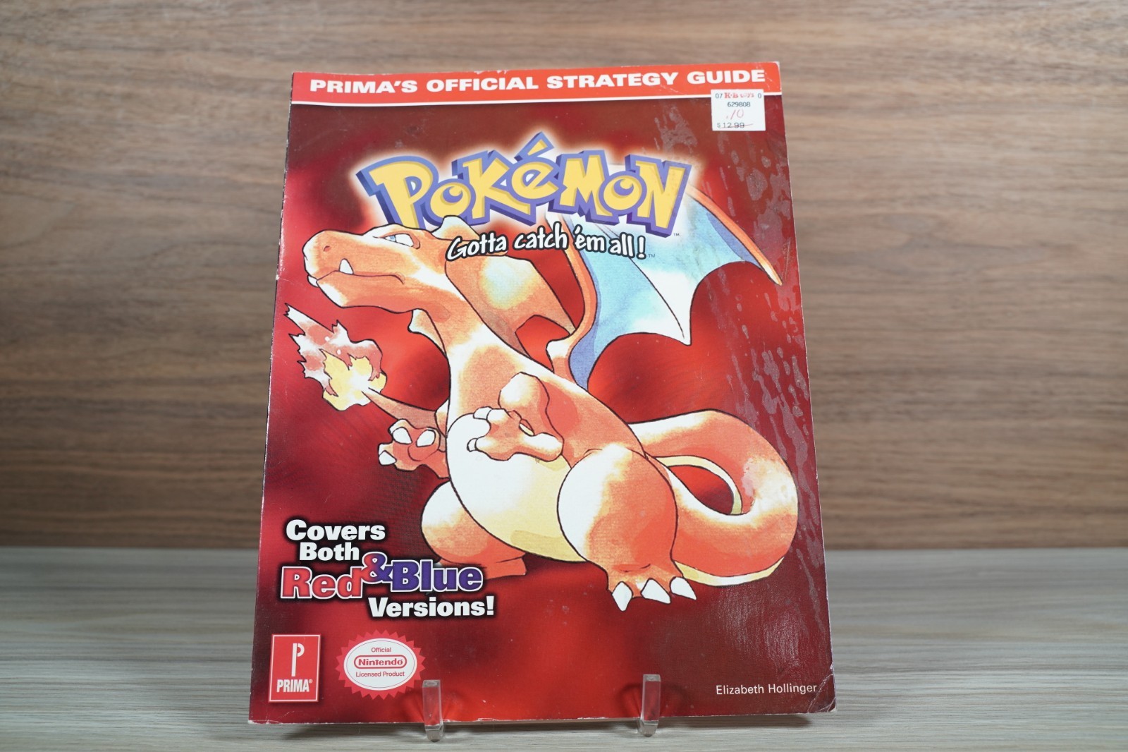 1999 Prima’s Official Strategy Guide POKEMON RED & BLUE Charizard Cover Game Boy