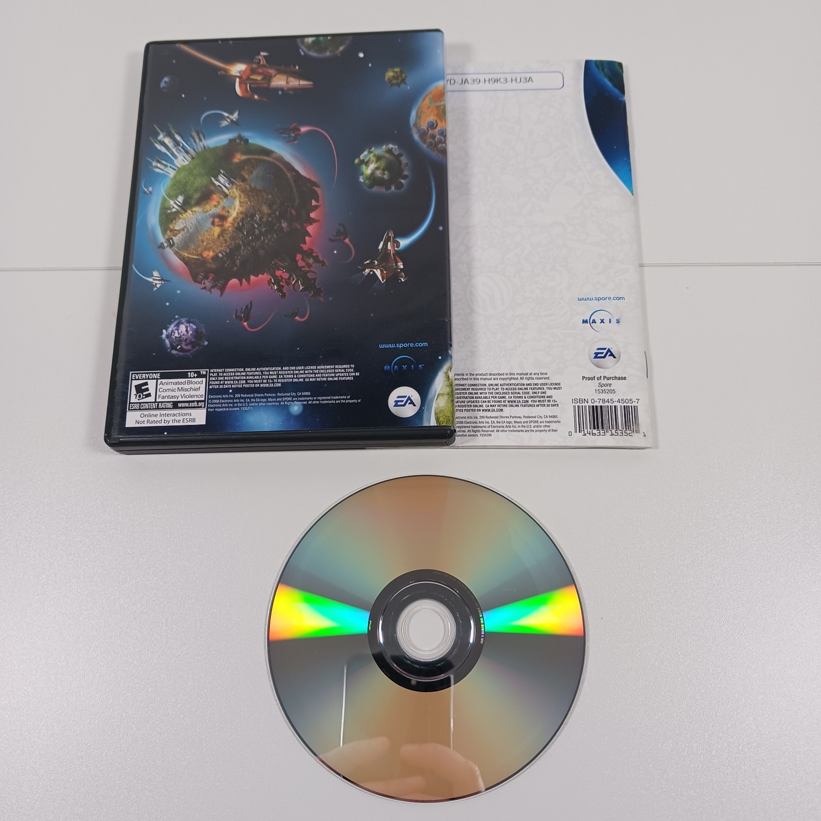 Spore (Windows/Mac, 2008) Complete w/ Manual & Activation Code
