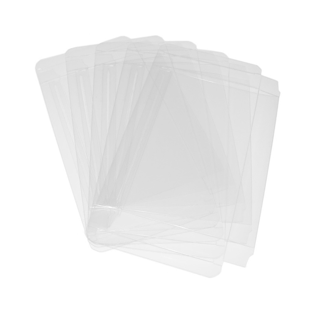 Clear Plastic Case Sleeve Protector Storage Box For Nintendo N64 Games Cartridge