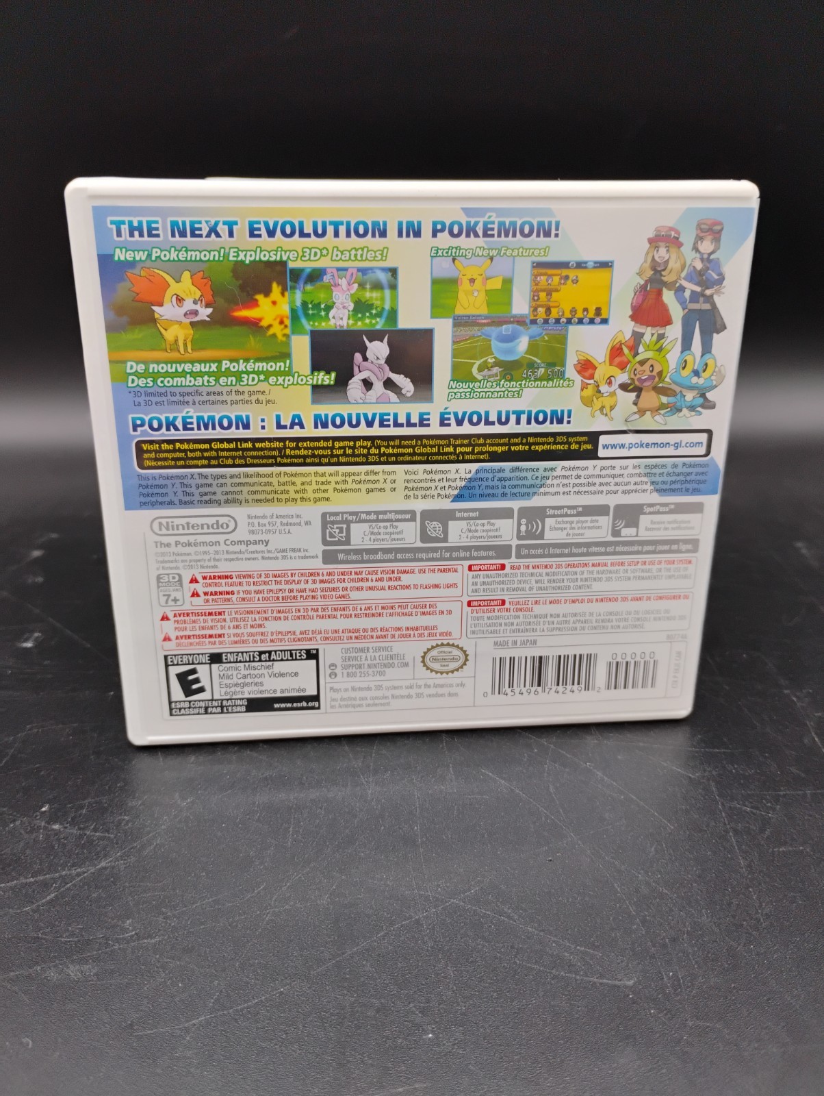 Pokemon X (Nintendo 3DS), CIB, Complete