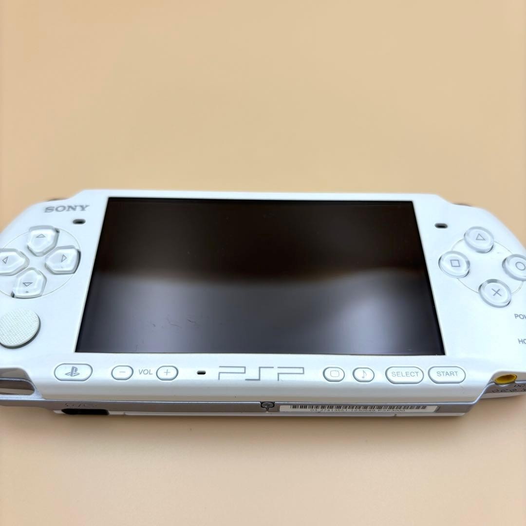 Excellent Sony PSP 3000 Pearl White Tested