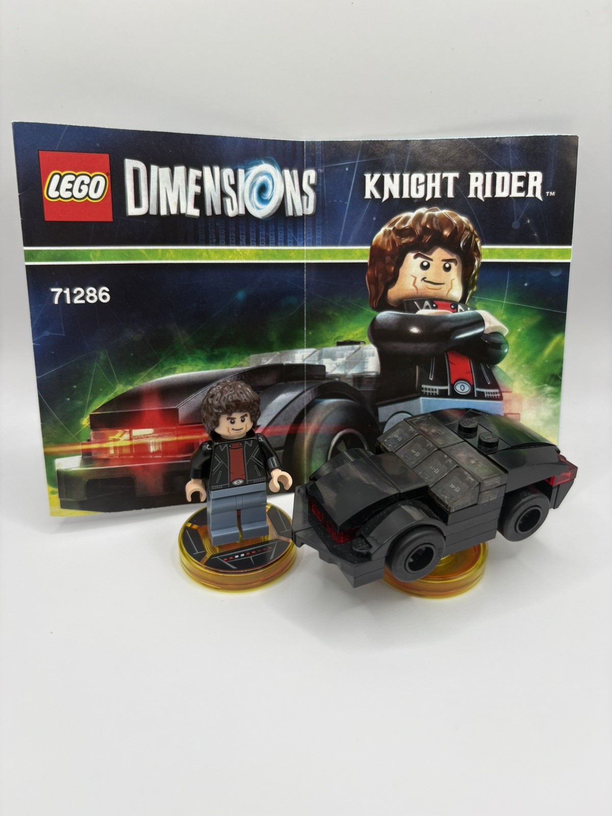 Lego Dimensions Knight Rider 71286 – Michael Knight K.I.T.T. Fun Pack Complete!