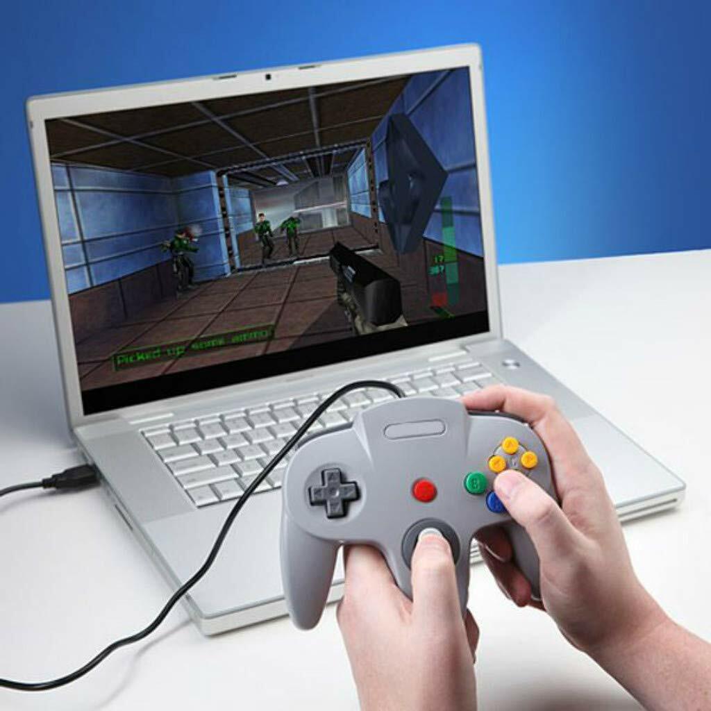 USB N64 Controller Wired/ Wireless SNES NES Joypad For Win PC MAC Raspberry Pi