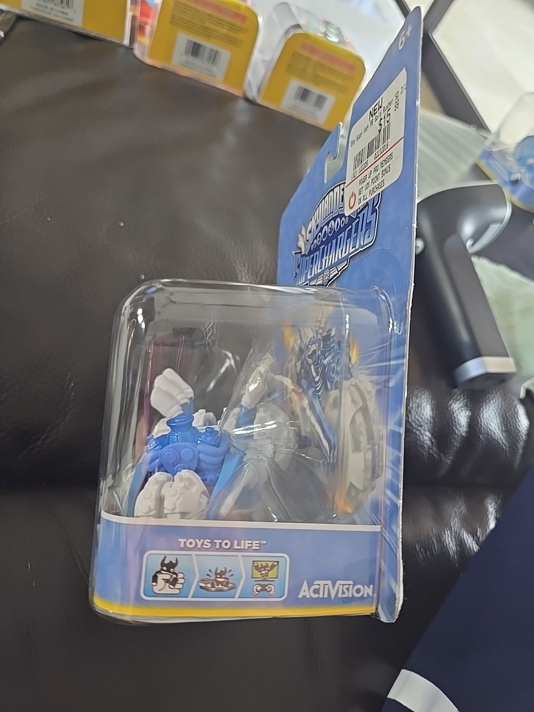 Skylanders Superchargers Power Blue Gold Rusher Mint Fast SHIP NEW Sealed Mint