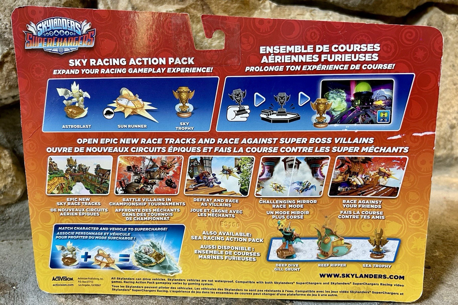 Skylanders Superchargers Sky Racing Pack [ Astroblast Sky Trophy Sun Runner] NEW