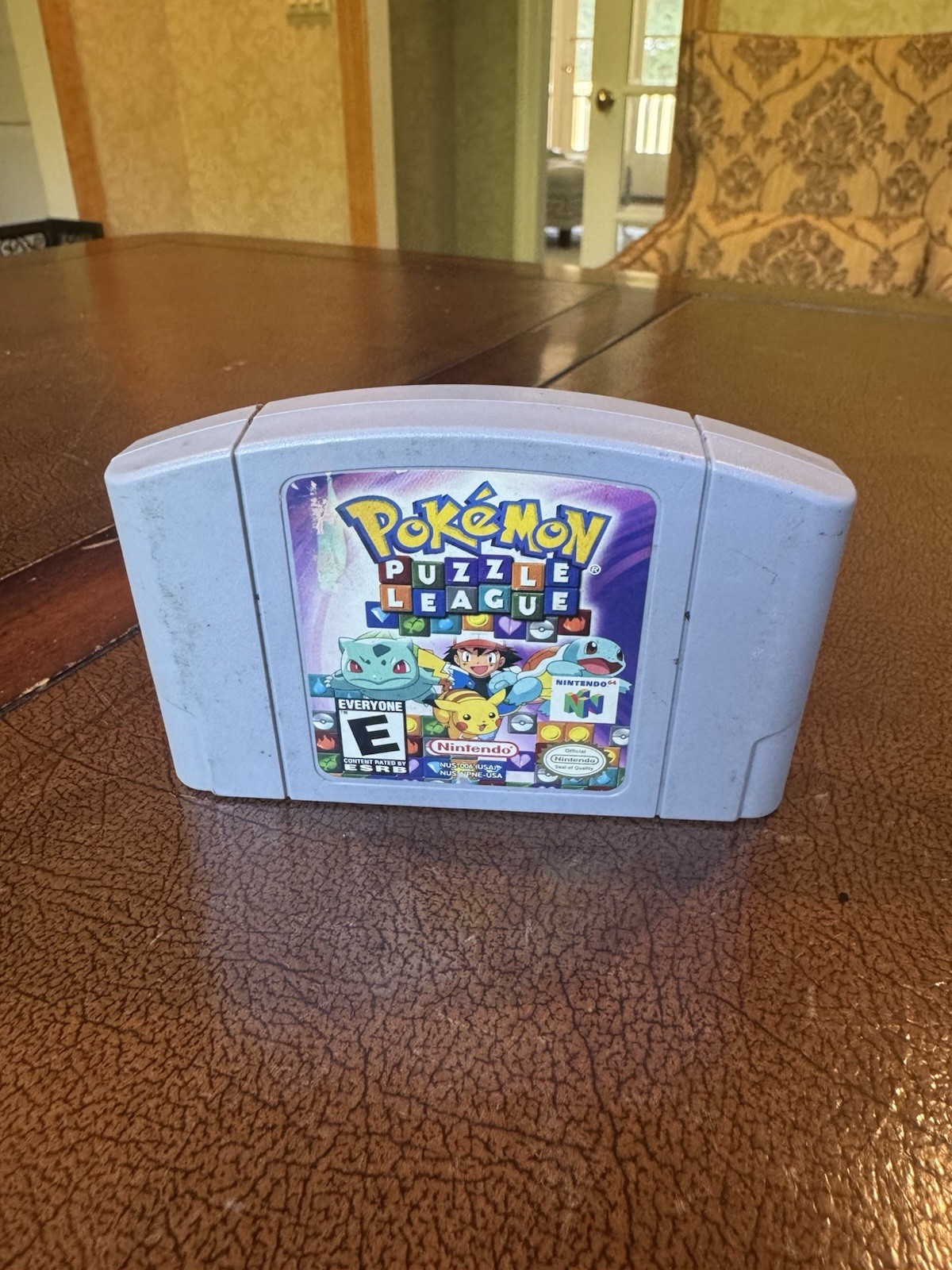 Pokemon Puzzle League (Nintendo 64 N64, 2000) Authentic Tested Cartridge Only
