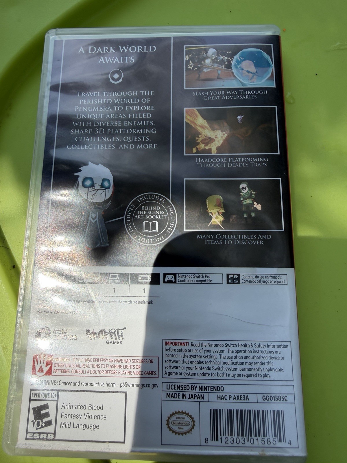 Blue Fire (Nintendo Switch, 2021) CIB Complete – Insert & Manual – USA Version