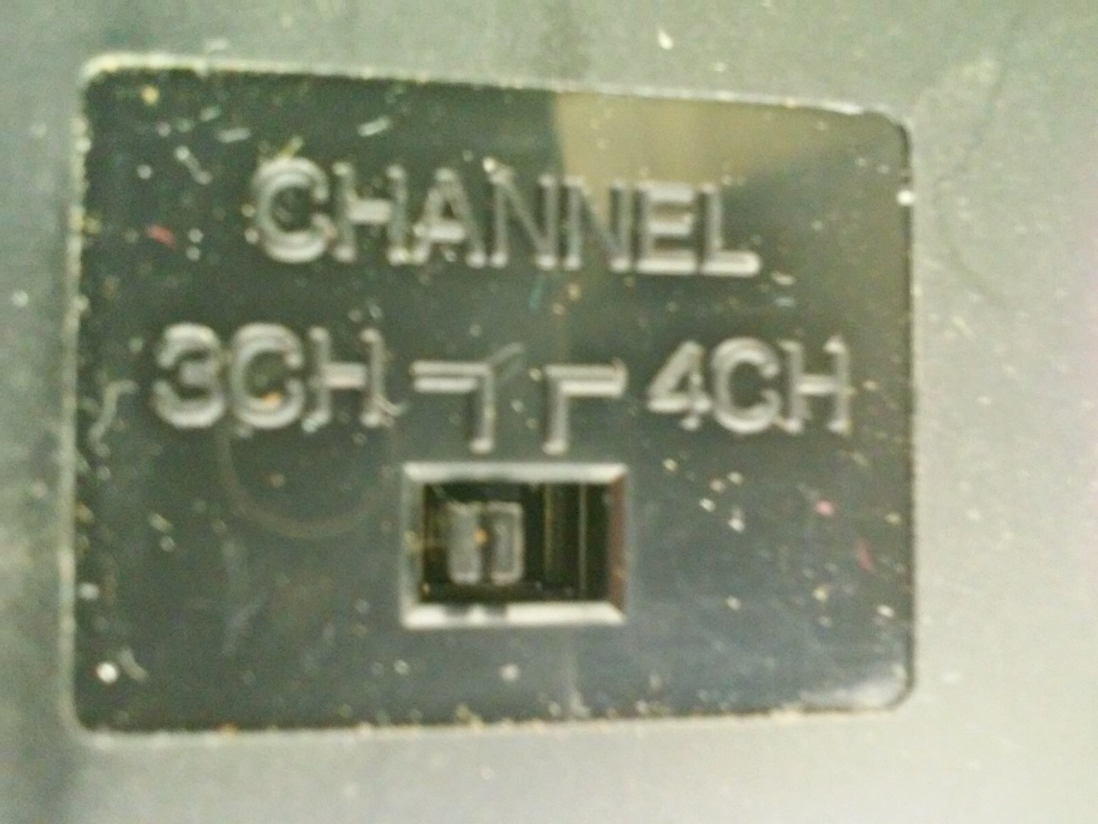 Sharp RF Convertor VR-80RF Channels 3 and 4