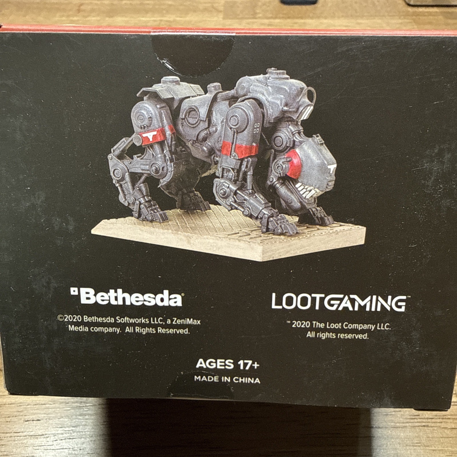 SEALED 🔥 Wolfenstein New Order Panzerhund Figure Loot Crate Exclusive Rare 🔥