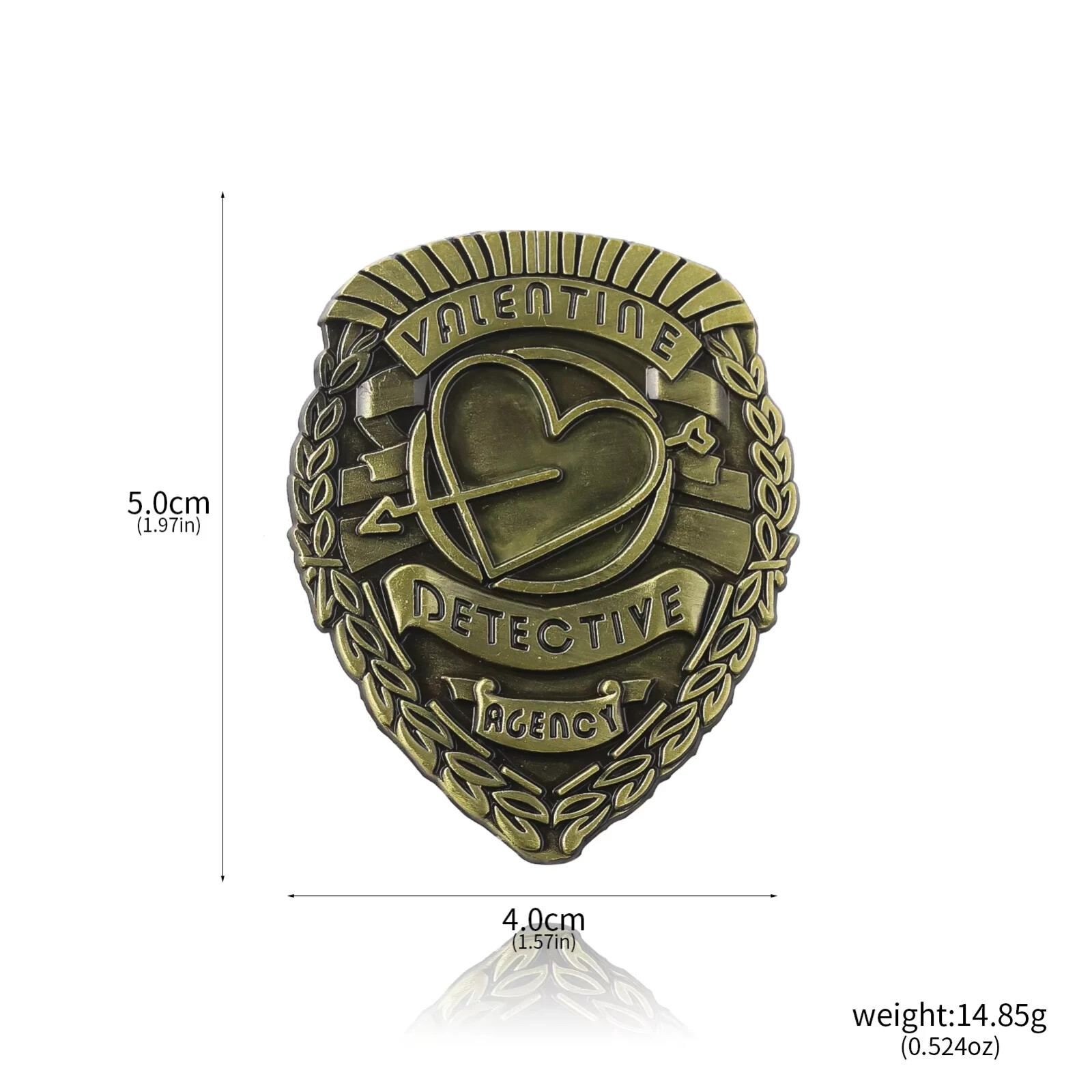 Fallout Valentine Detective Agency Enamel Pin Hat Backpack Badge Brooch Lapel