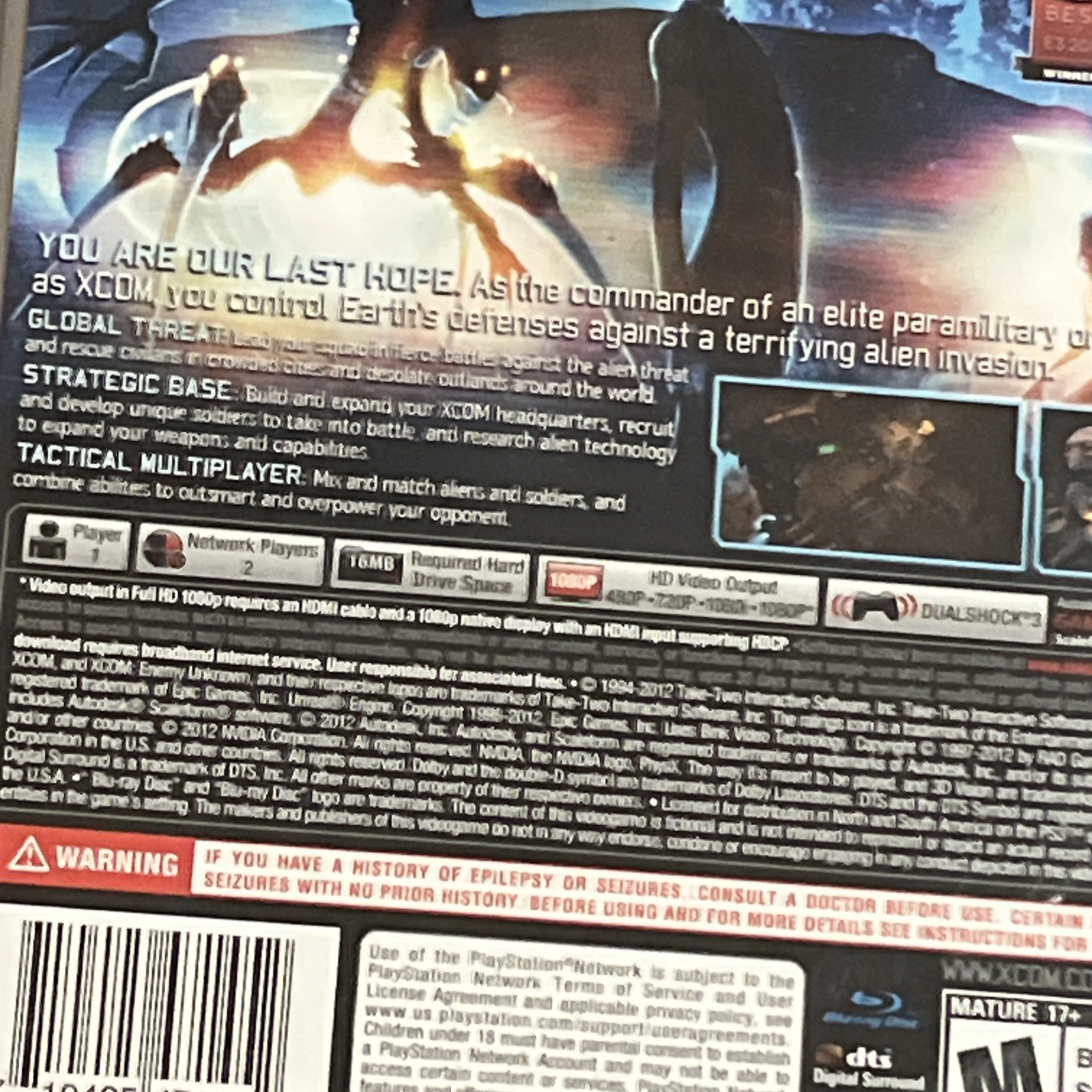 Xcom: Enemy Unknown – Sony PlayStation 3
