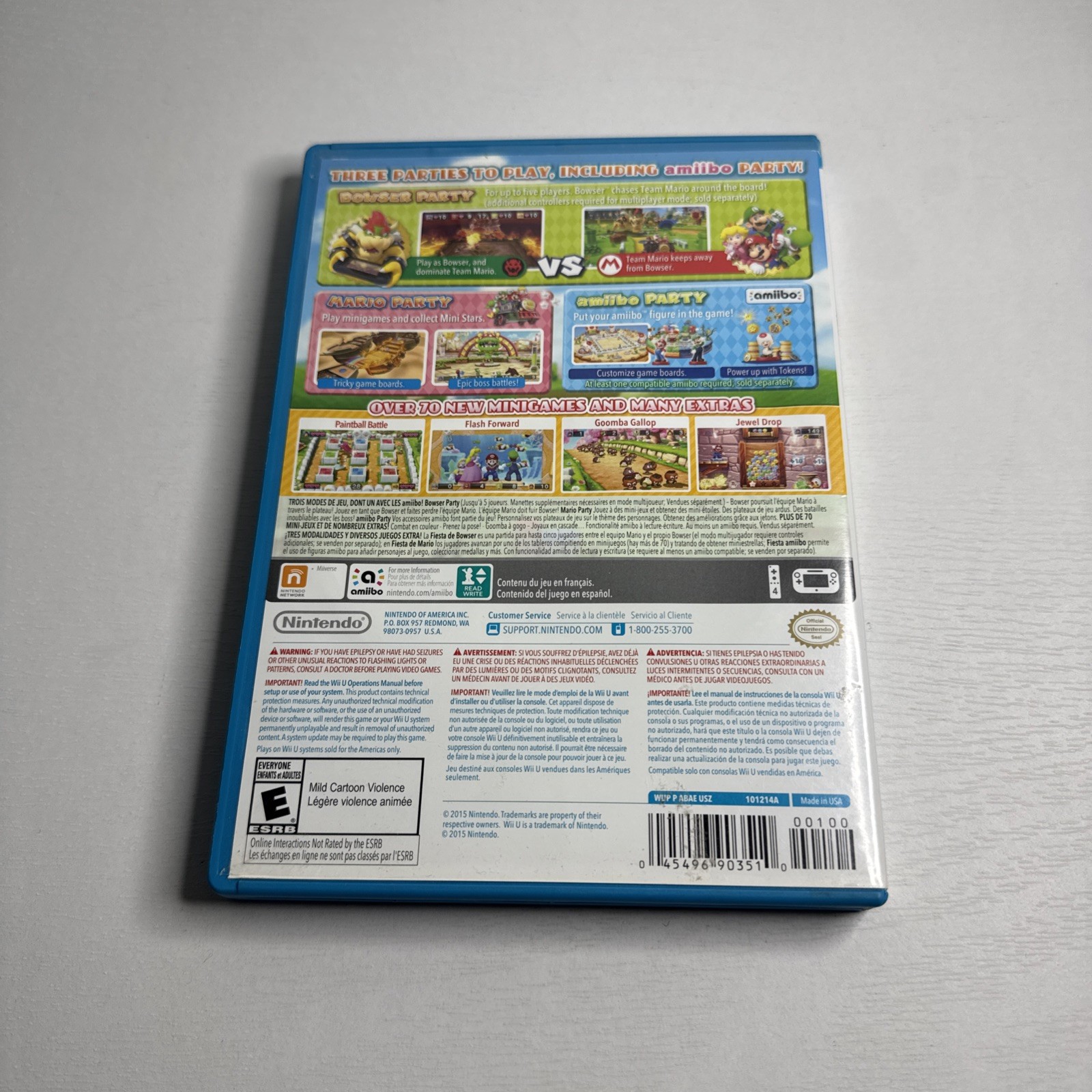 Mario Party 10 (Nintendo Wii U) Tested & Working, Great Condition