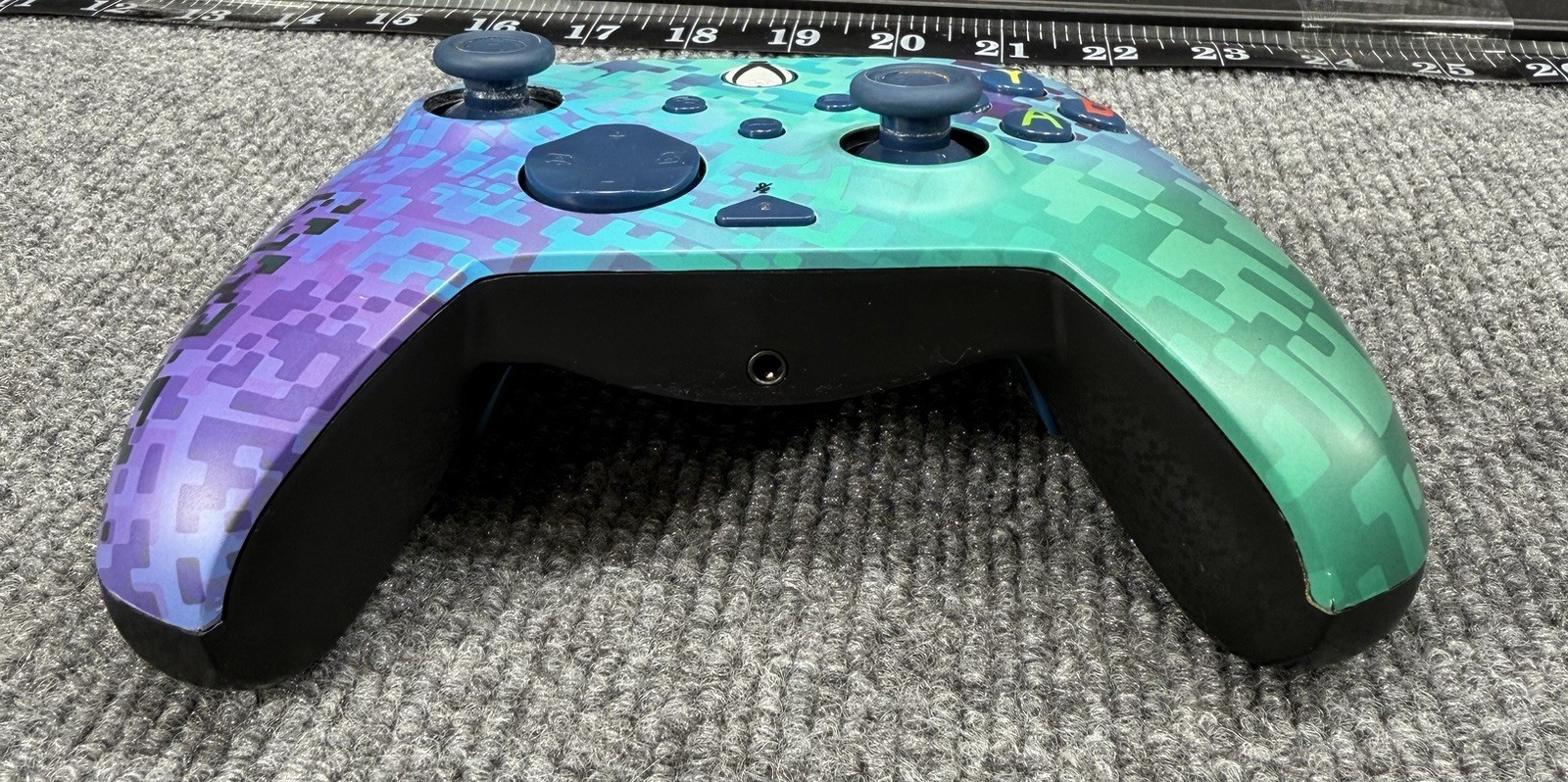 PDP Rematch Advanced Wired Controller for Xbox Blue Green Pixel Ergonomic USB-C