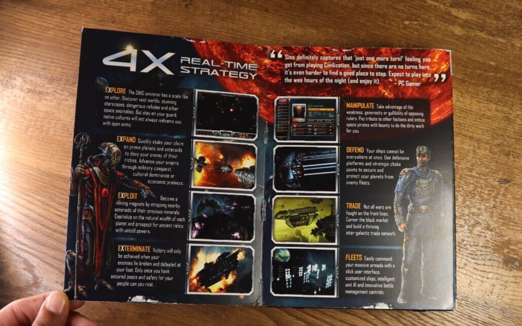 Sins of a Solar Empire (PC) COMPLETE WITH SLIPCOVER KEY Game of the Year Edition