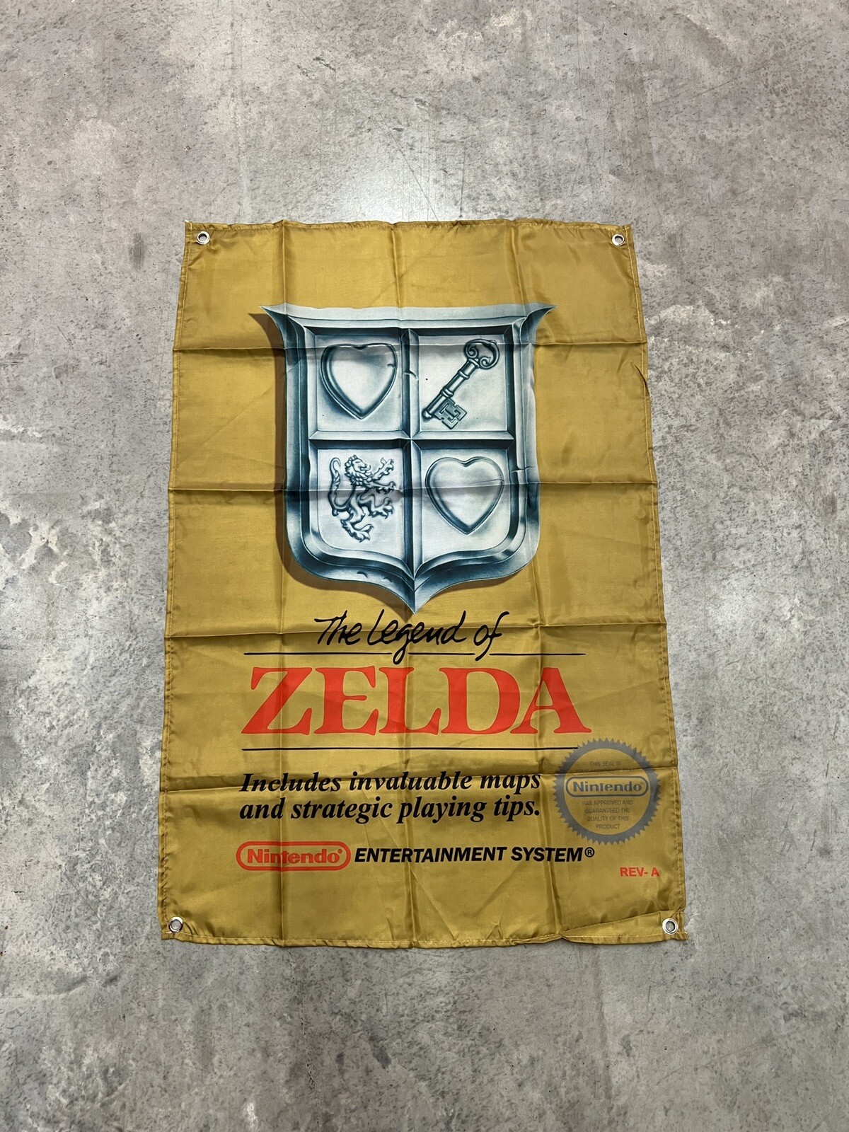 The Legend of Zelda Custom Wall Flag Banner Tapestry 2 x 3 Ft, NES