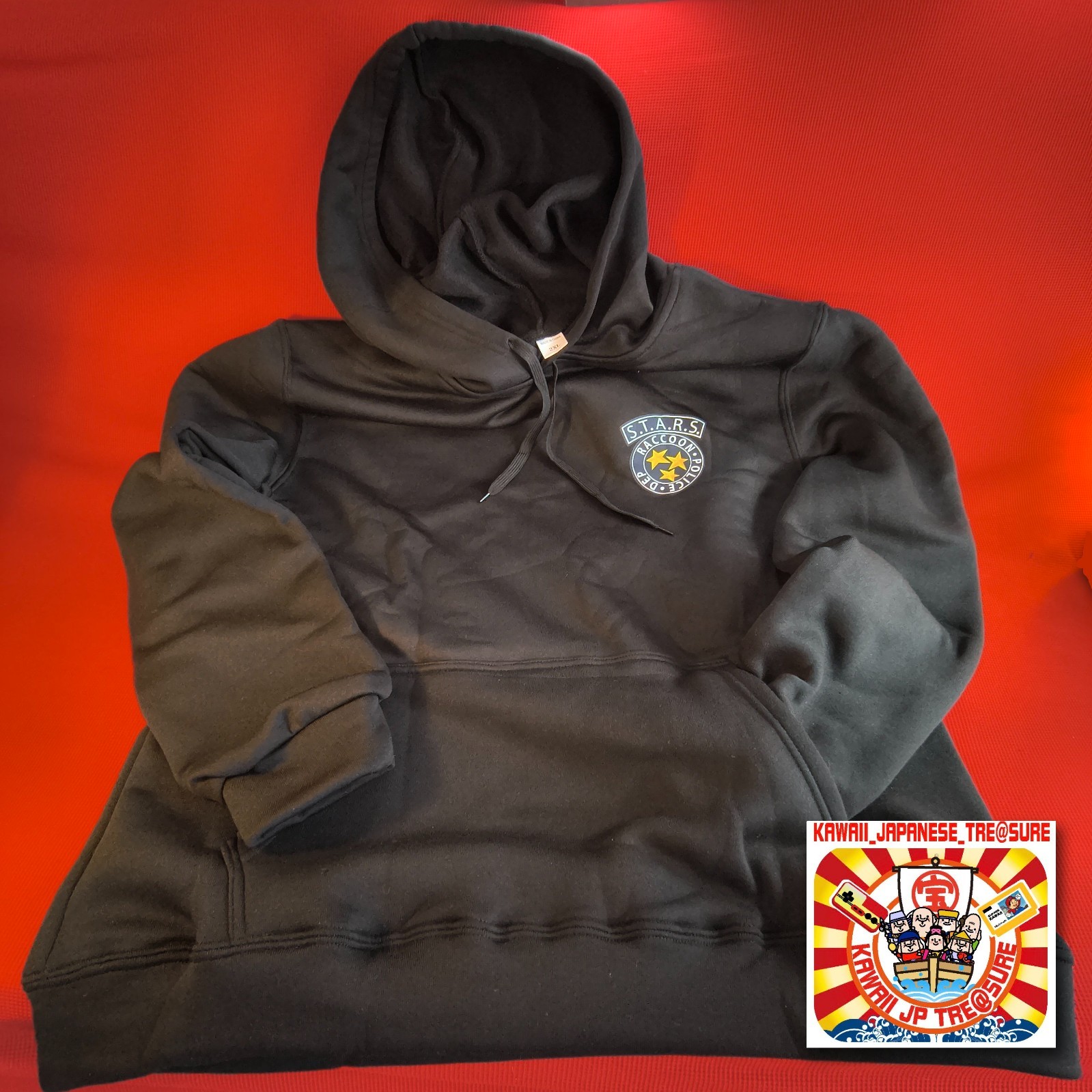Resident Evil STARS Hoodie Raccoon Police Pullover Y2K Biohazard XXL US44 Japan