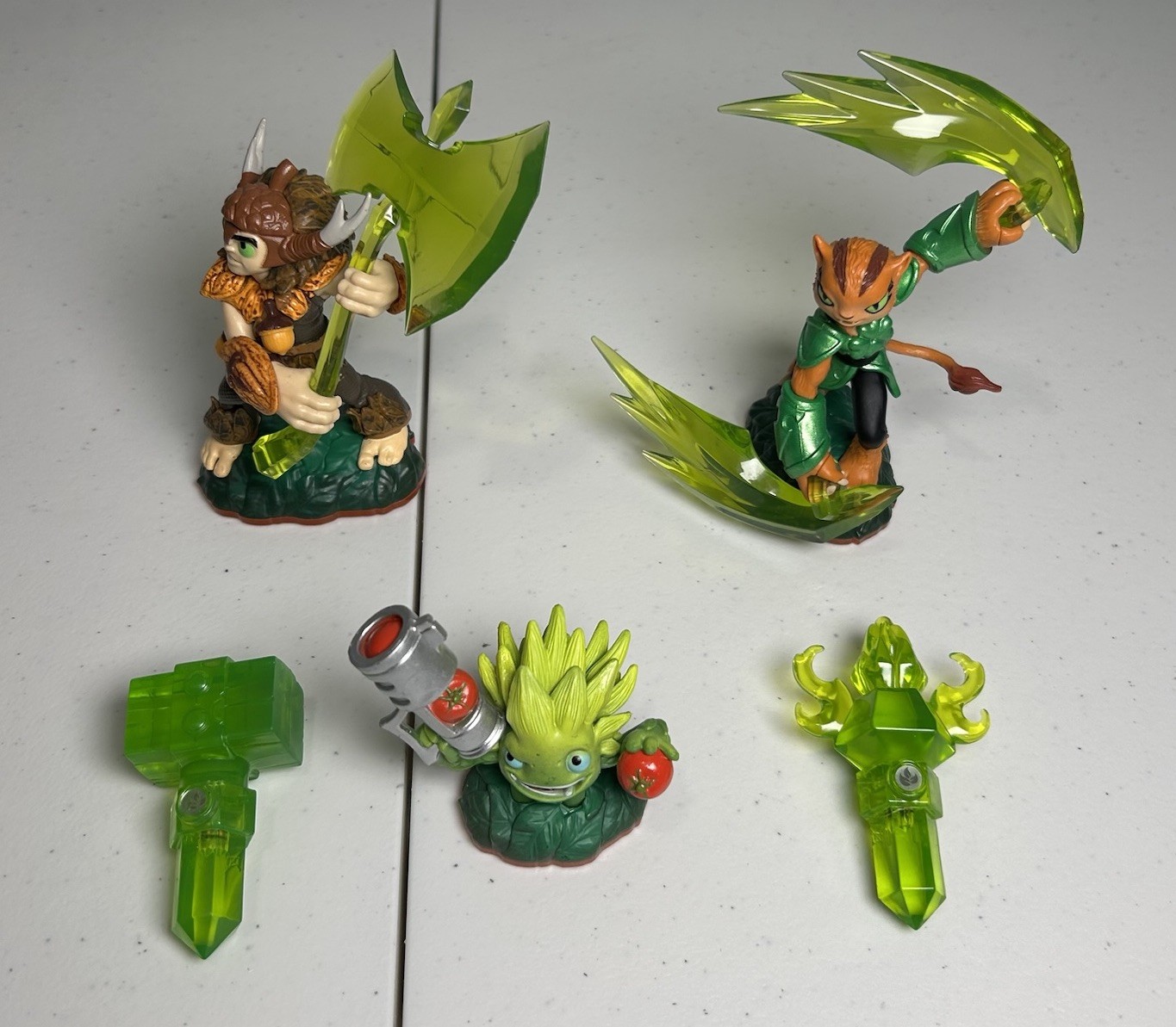 Skylanders Trap Team Life Lot Bushwhack Tuff Luck Food Fight & Traps Tested