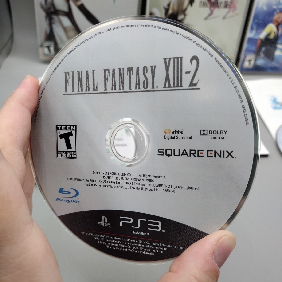 Lot of 3 Final Fantasy Playstation 3 Games XIII, XIII Lightning Returns, X | X2