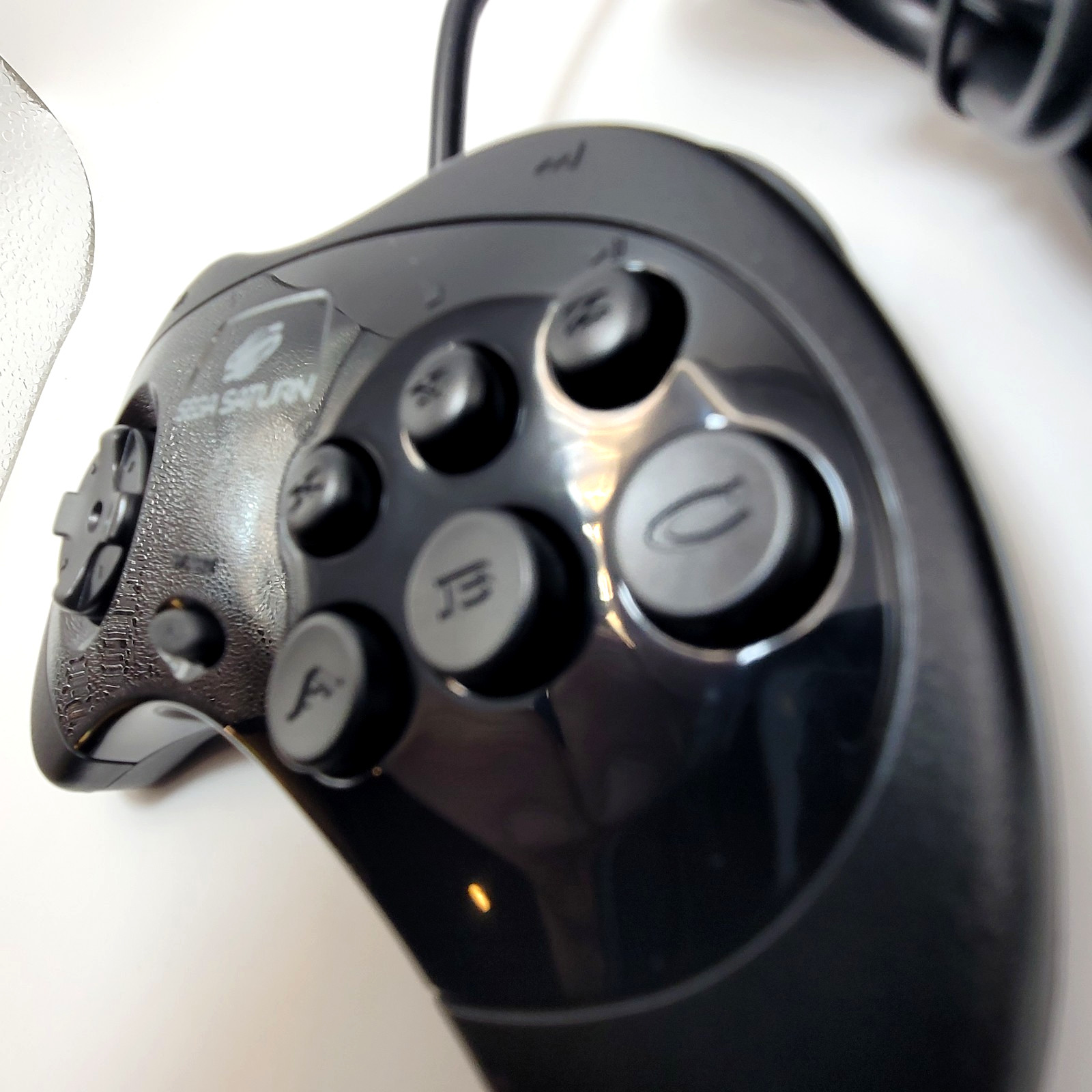 Retro-Bit Official Sega Saturn Controller For Sega Saturn Original Port 6E