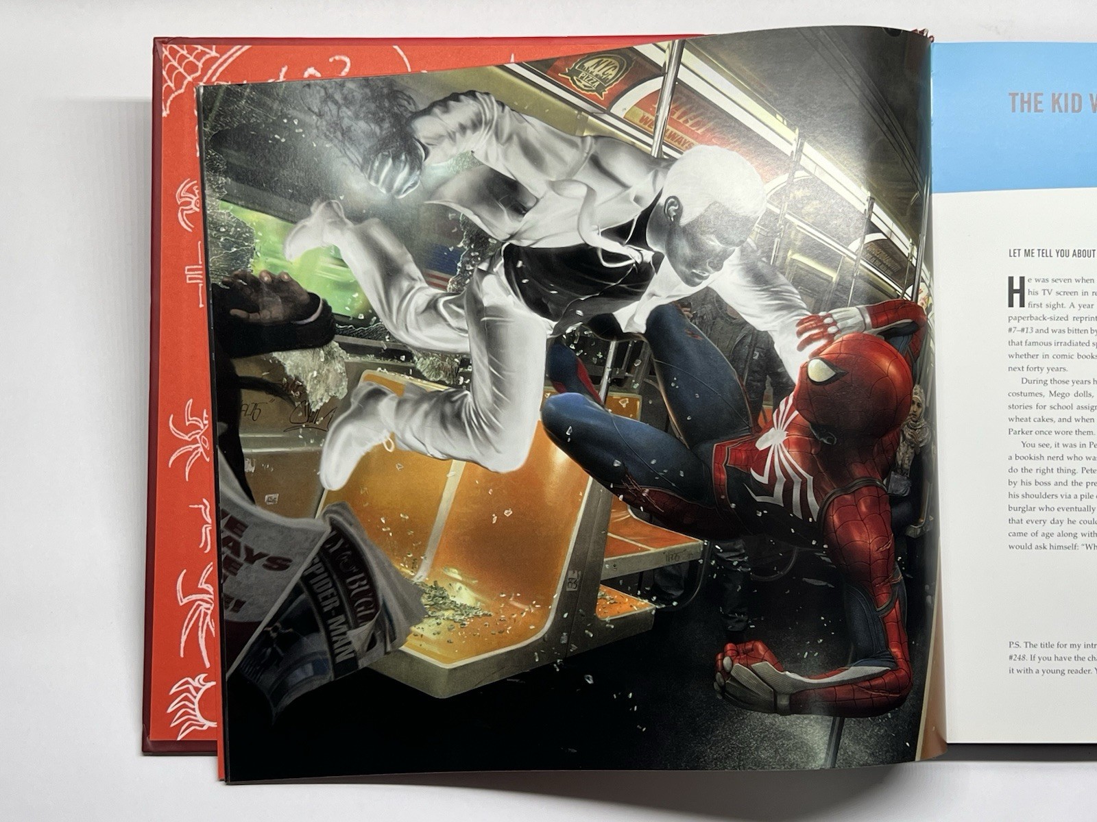 Signed Marvels Spider-Man PlayStation Art Book