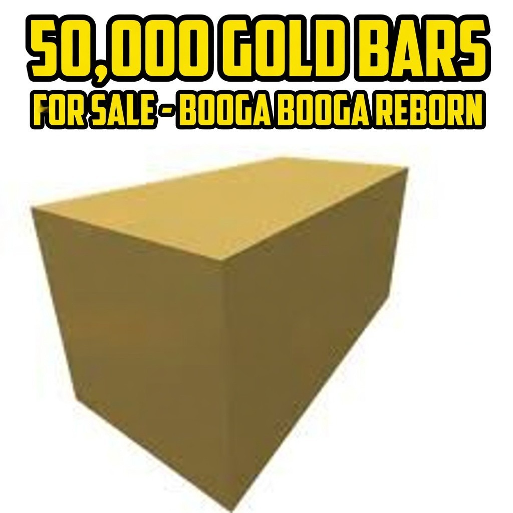 Booga Booga Reborn 50,000x Gold Bars
