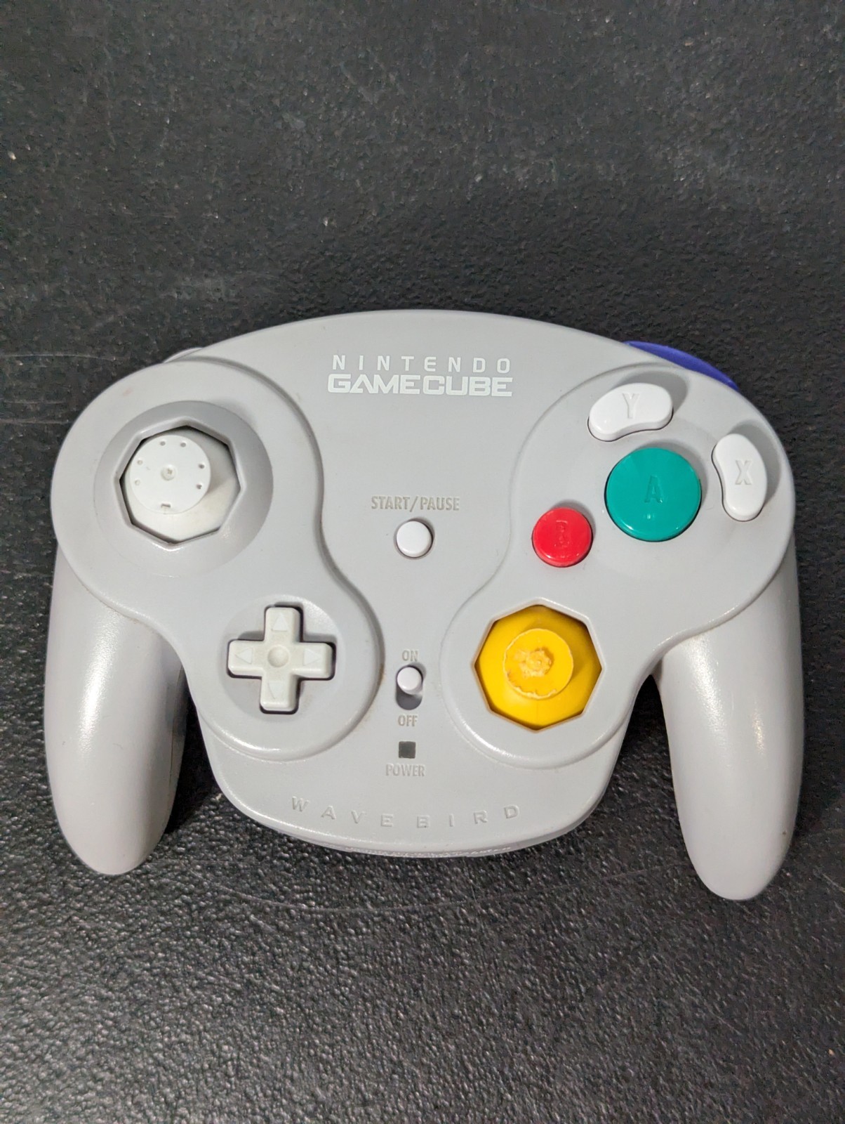 Nintendo GameCube Wavebird Controller Silver Platinum DOL-004