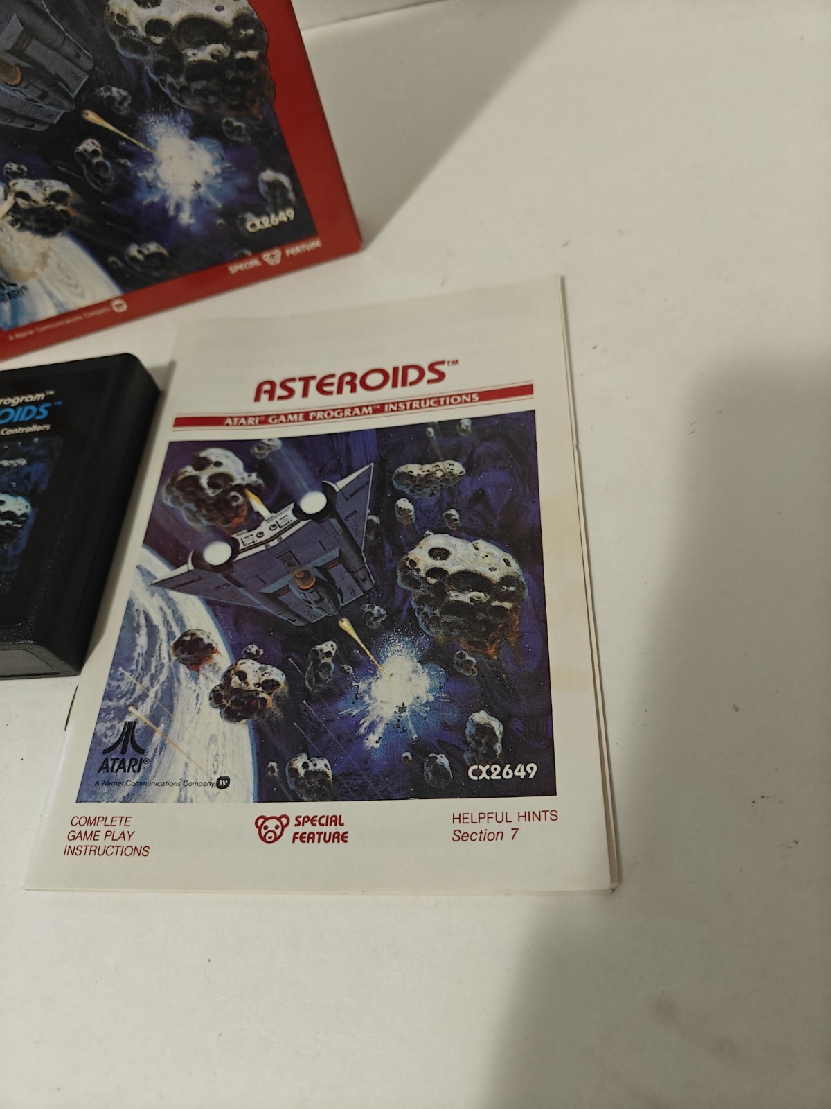 Asteroids (Atari 2600, 1981) CIB Complete In Box