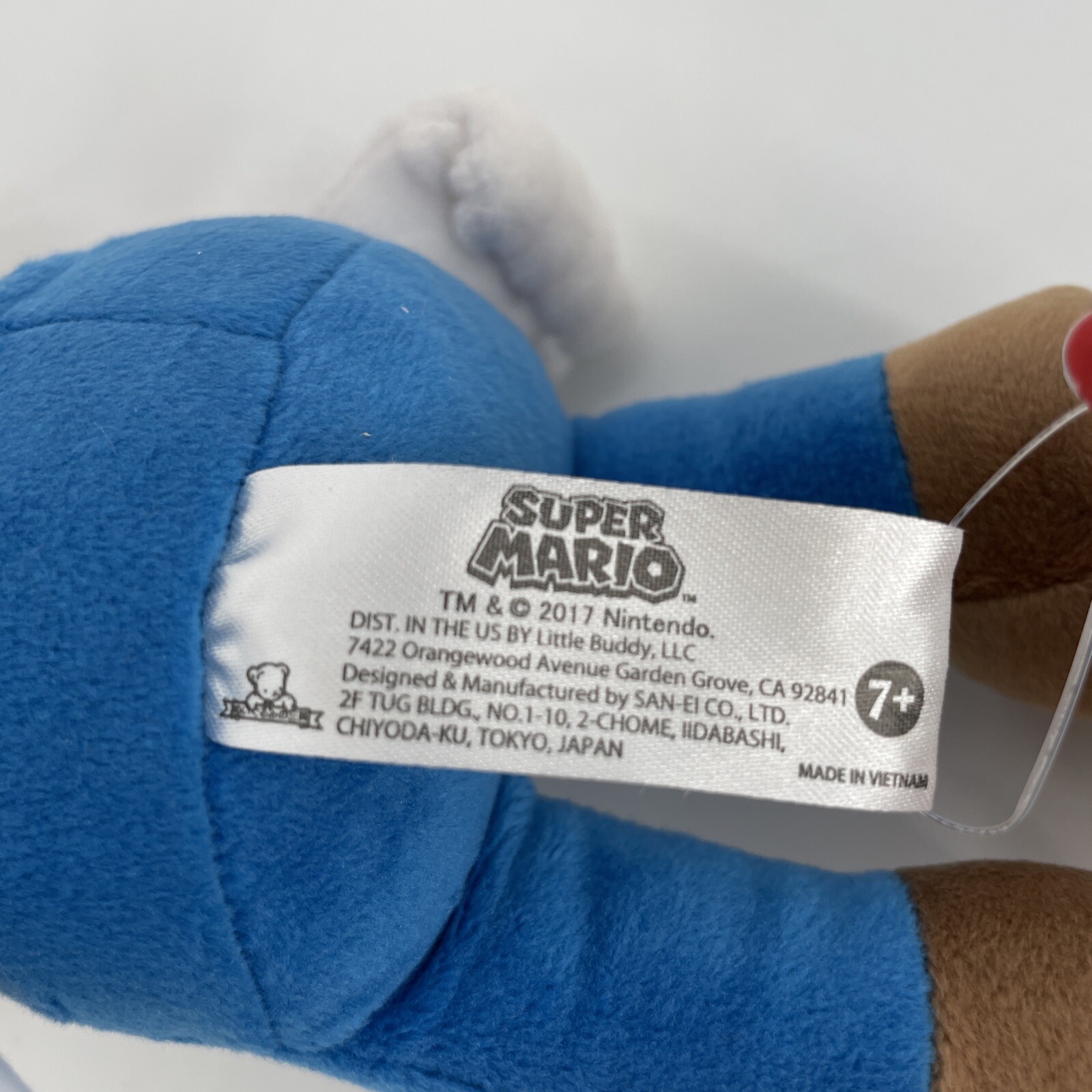 Nintendo Super Mario Classic Plush Little Buddy 1414 Hang Tag 2017 Toy 10″ NEW