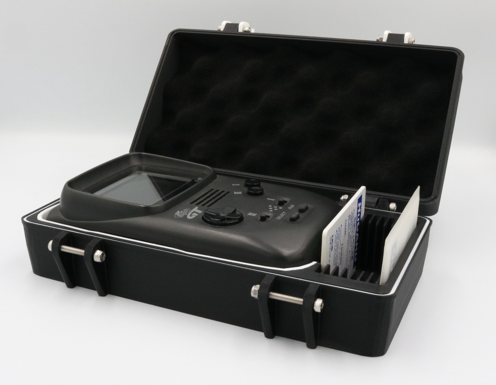 PC Engine GT & TurboExpress Rugged Protective Carrying Case, TPU Cushion, O-ring