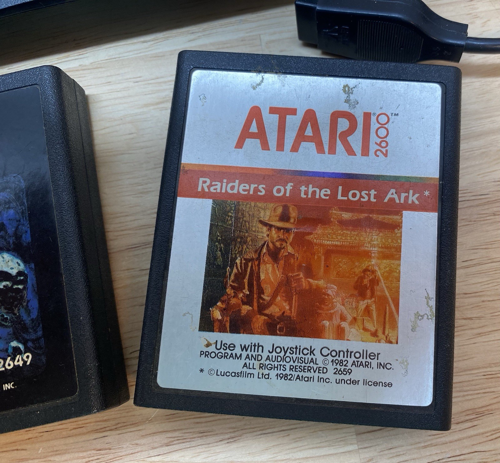 Atari 2600 Console with Games Asteroids ET Raiders of the Lost Ark