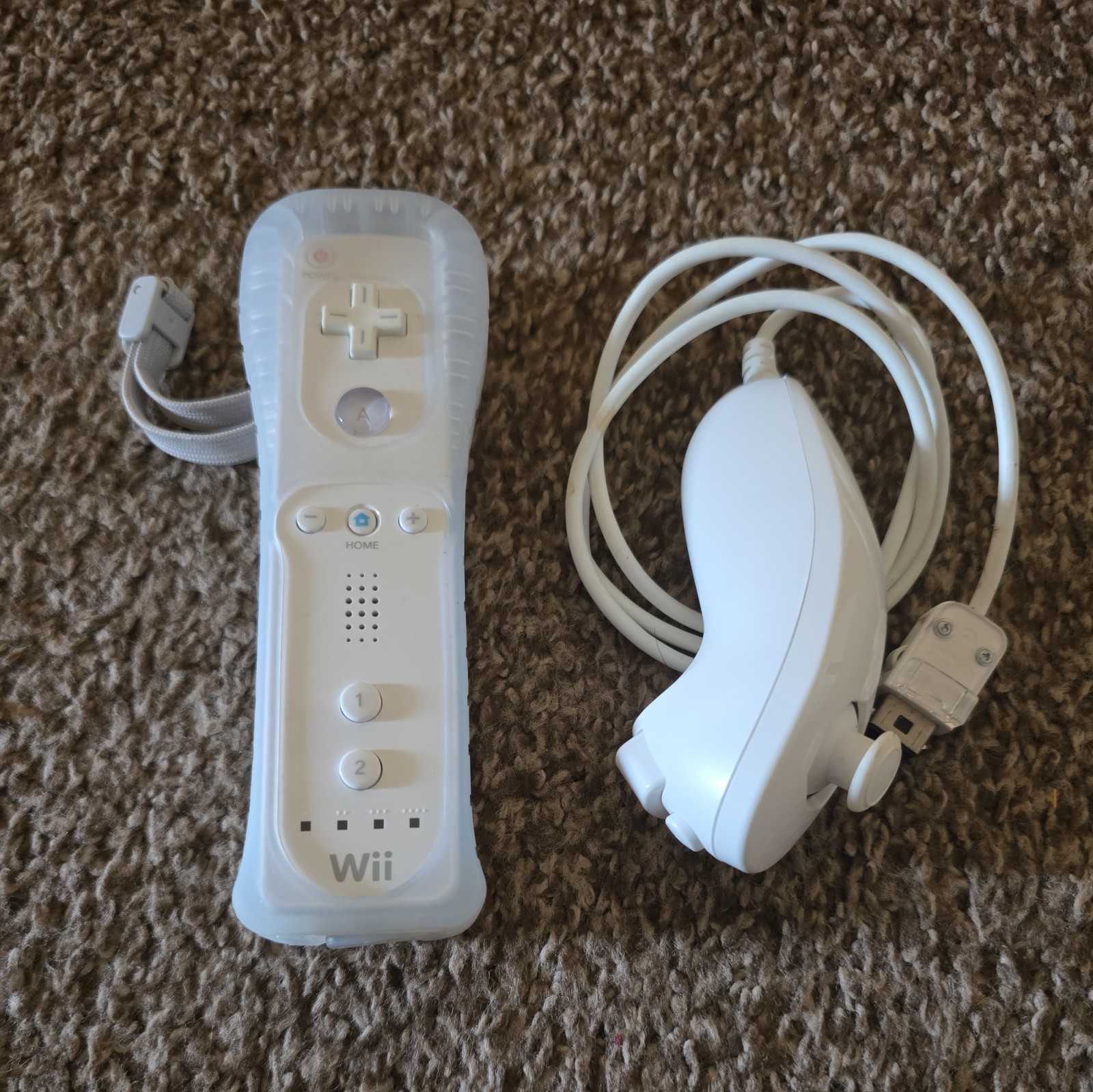 Nintendo Wii W/ Wii Sports! Console + 4 Games Pre-owned Tested