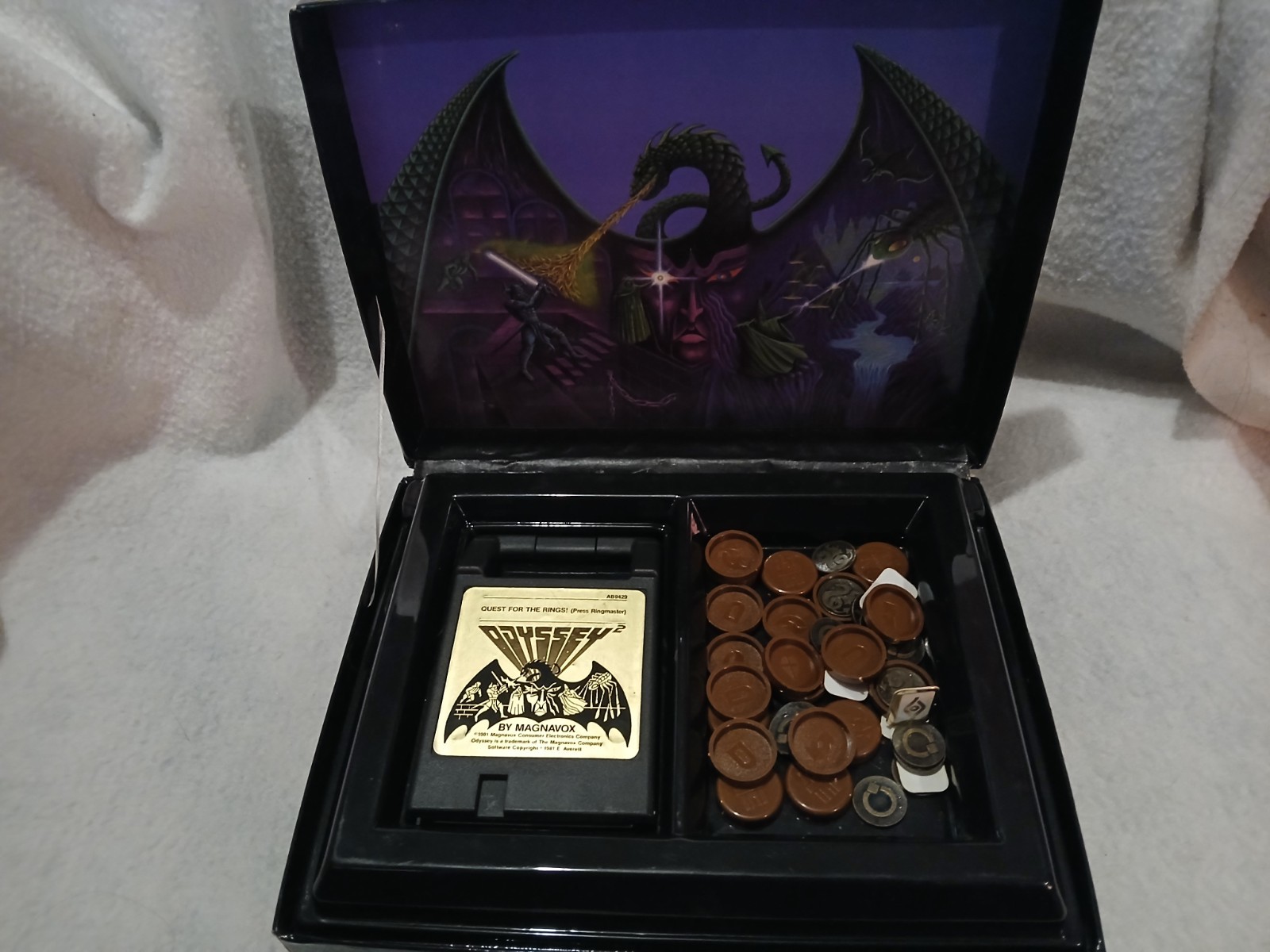 Magnavox Odyssey 2 the Quest for the Rings 1981 READ DESCRIPTION