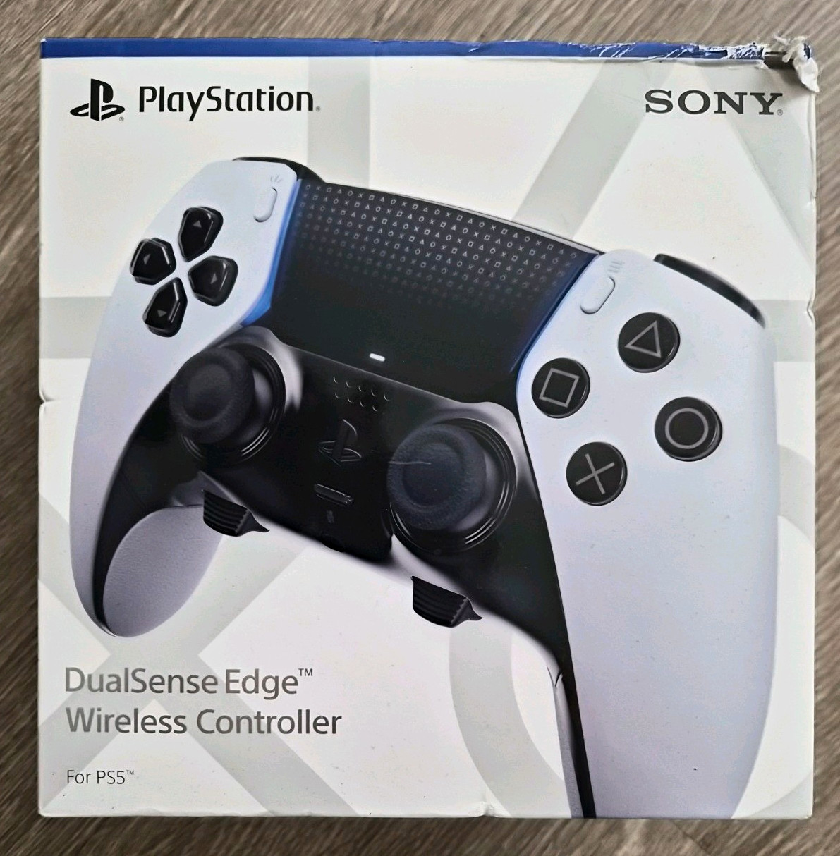 Sony DualSense Edge Wireless PS5 Controller Back Buttons White/Black CFI-ZCP1