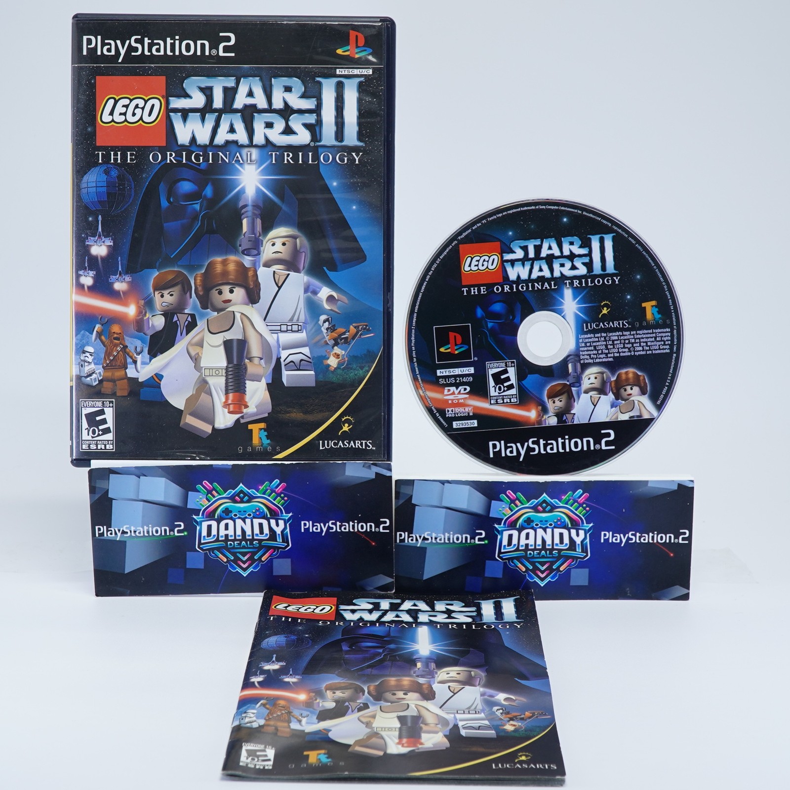 LEGO Star Wars 2 II Original Trilogy PS2 Black Label – CIB W/ Manual – PlayStati