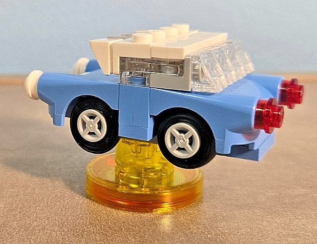 5 Lot LEGO Dimensions Vehicles w/ Toy Tag Bases (Harry Potter / Knight Rider)