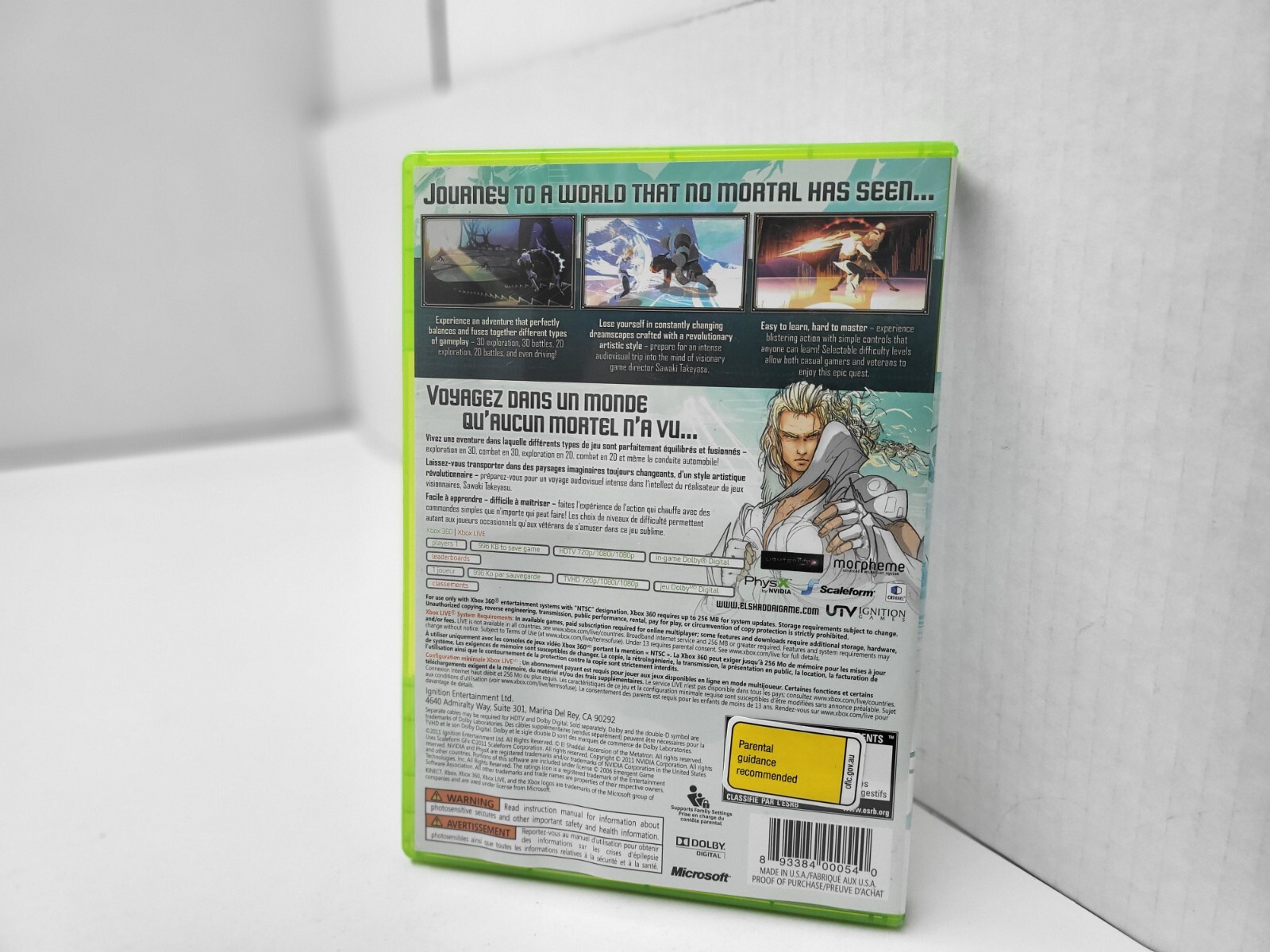 MINT EL SHADDAI RPG AWESOME ROLE PLAYING GAME FOR XBOX 360 MINT ##