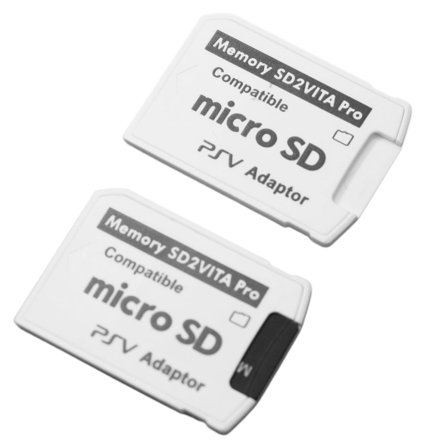 PS Vita SD Card Adapter – 2 Pack for PS Vita 1000/2000 & PSTV – High-Speed Trans