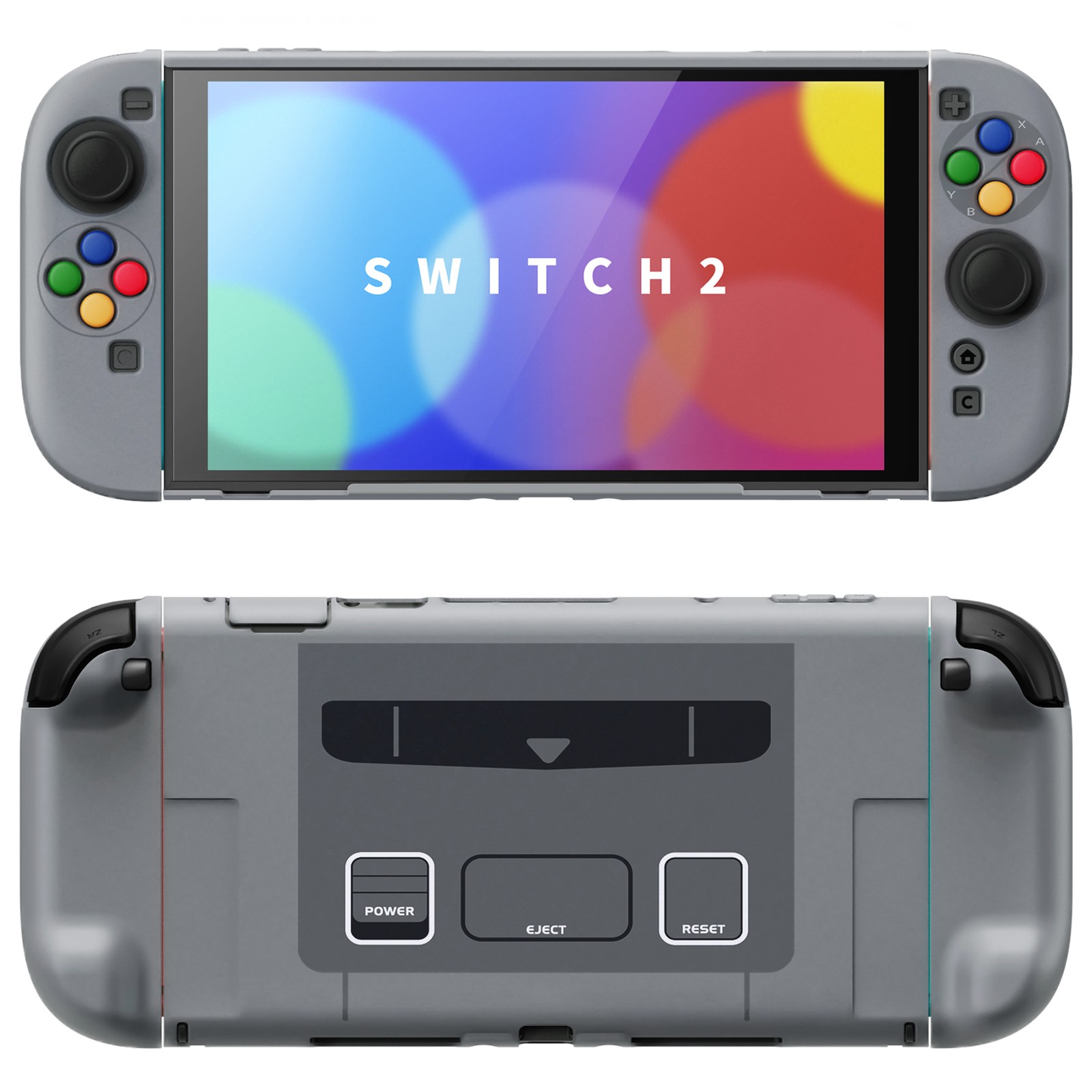 PlayVital Protective Case for Nintendo Switch 2 Dockable Hard Shell Split Cover