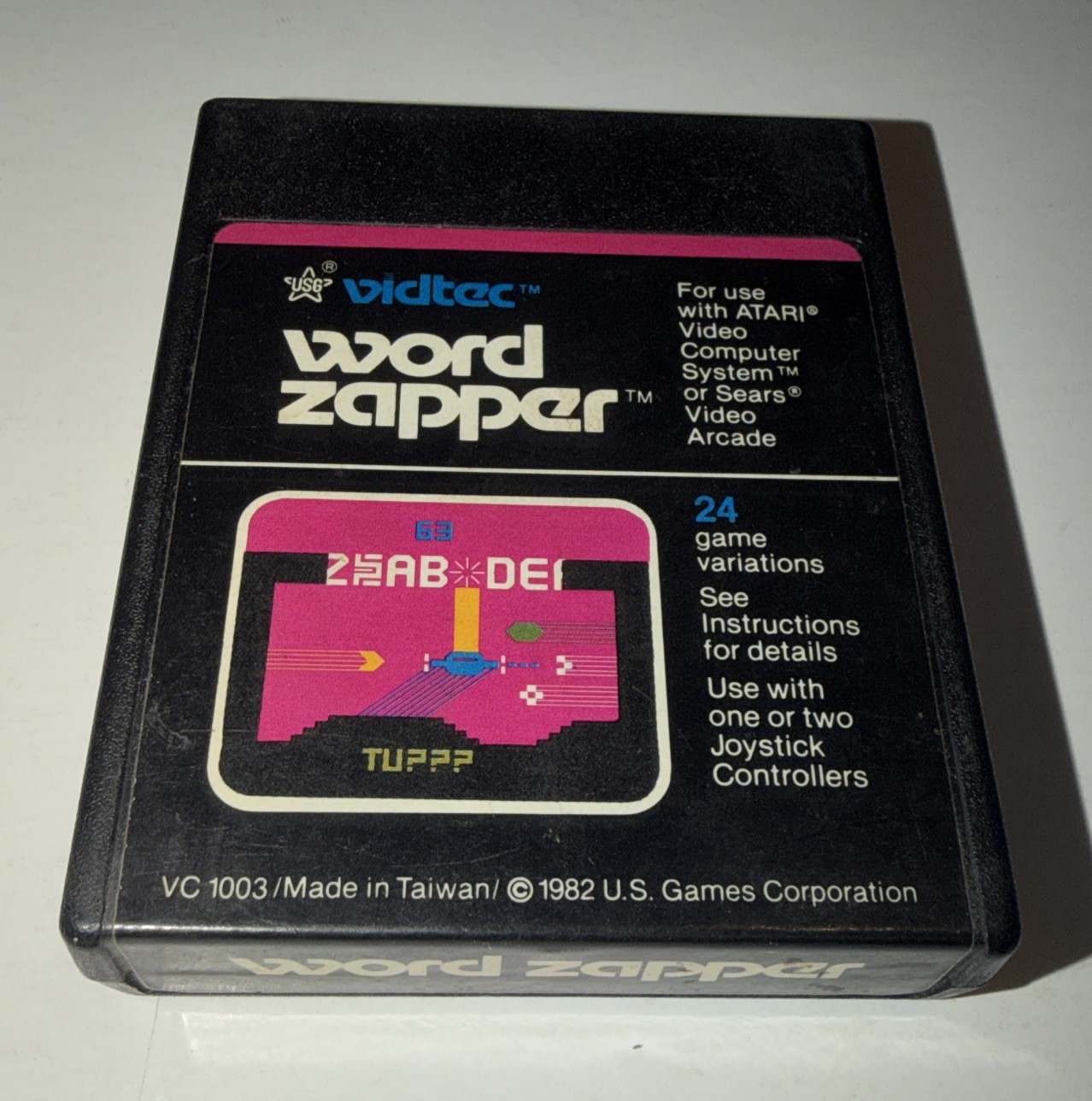 Commando Raid / Space Jockey / Towering Inferno /Word Zapper(Atari 2600)Lot of 4