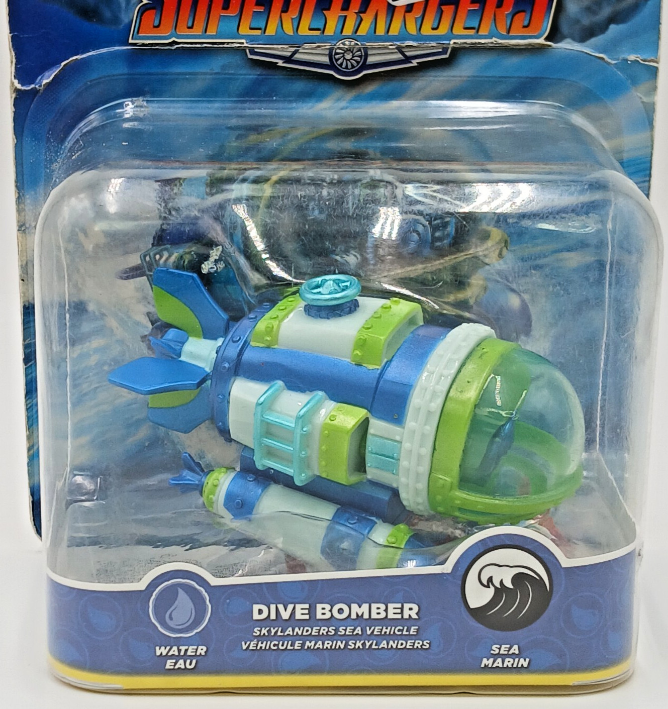 Skylanders Super Chargers Dive Bomber Skylanders Sea Vehicle Water Element FLAWS