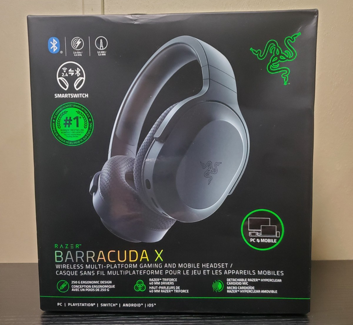 Razer Barracuda X Wireless Gaming Headset Mercury Edition RZ04-04430200-R3U1