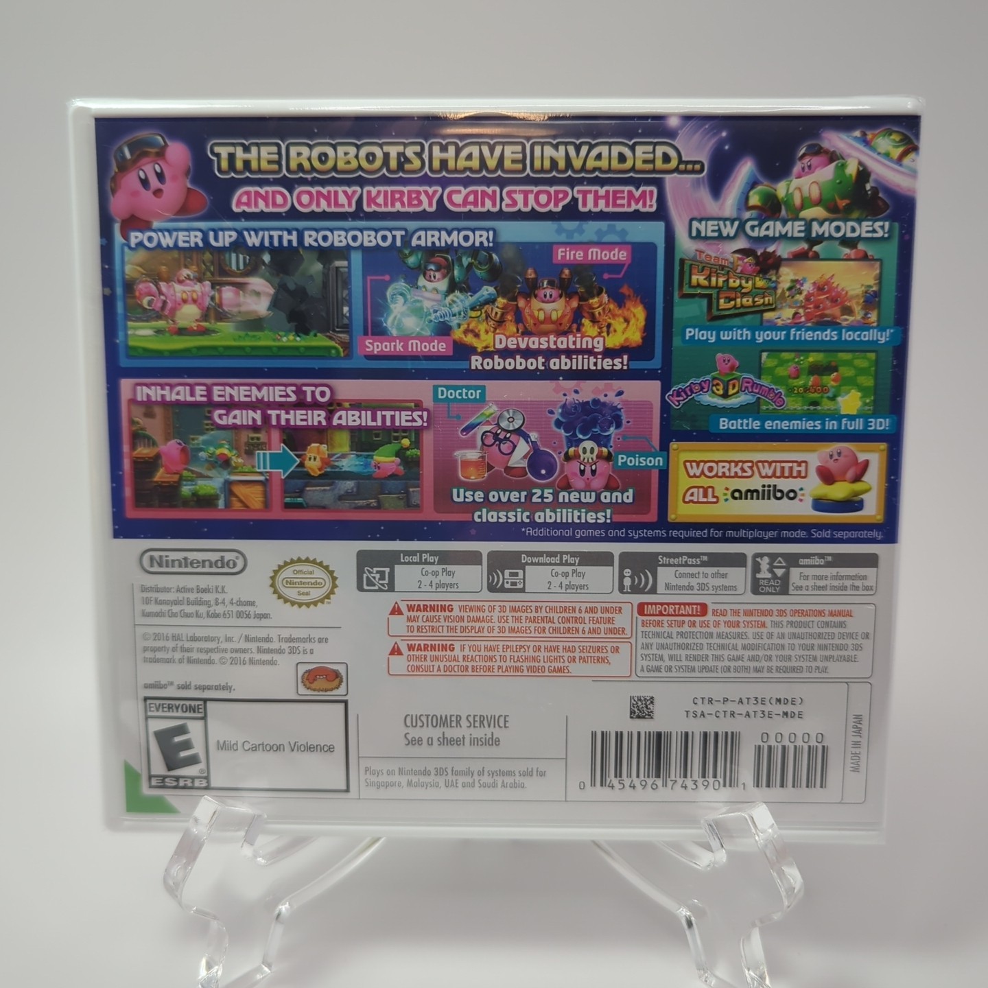 Kirby Planet Robobot 3DS NEW UAE Saudi Arabia Malaysia Singapore Version