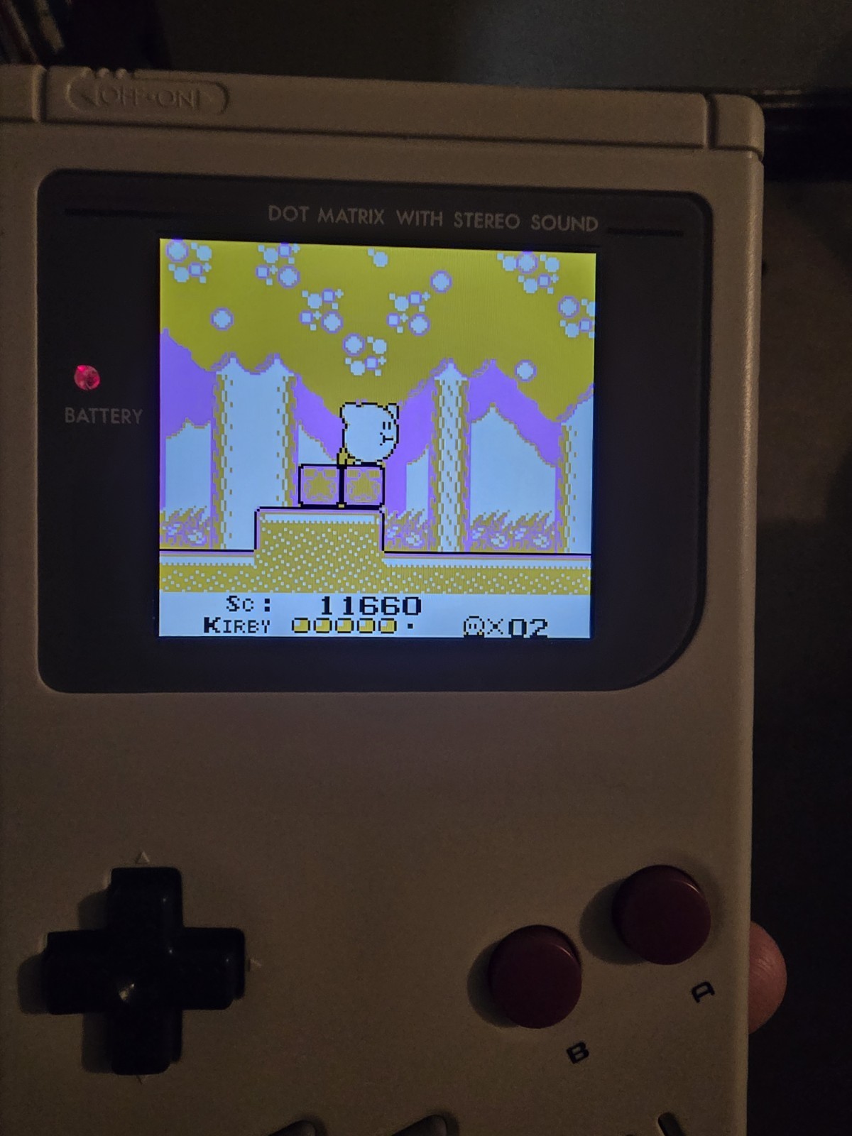 Nintendo Classic Game Boy DMG Grey with Upgraded Backlit IPS LCD Screen No Game