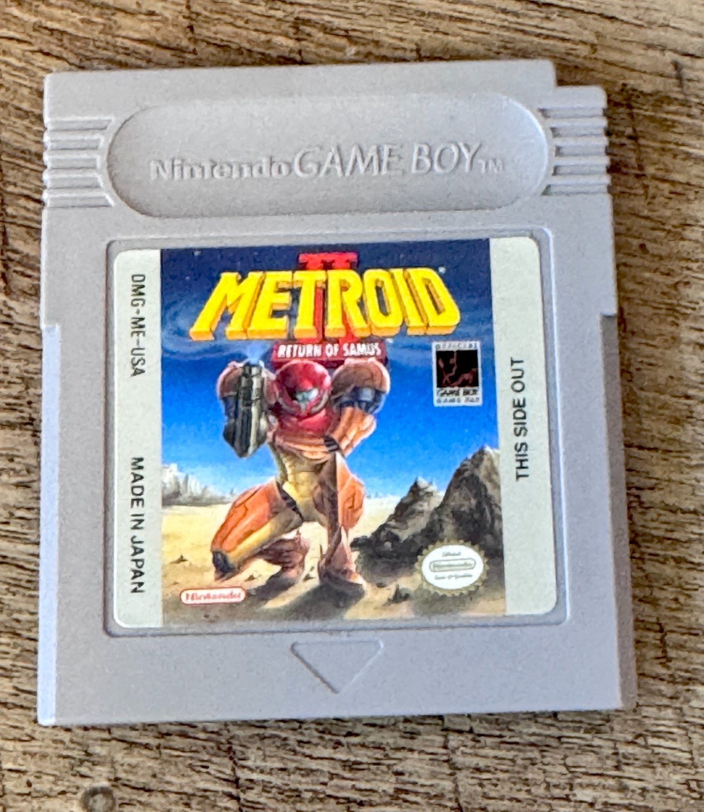 Metroid II Return of Samus (Nintendo Game Boy) Authentic Game Cartridge – Tested