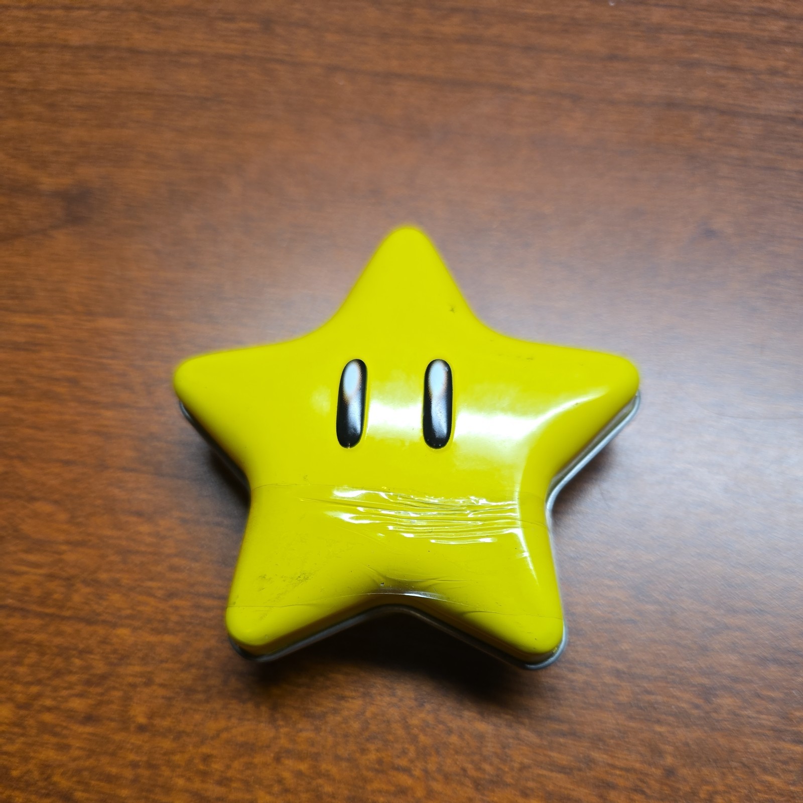 Official Nintendo Super Mario Bros Star Shaped Candy Metal Tin