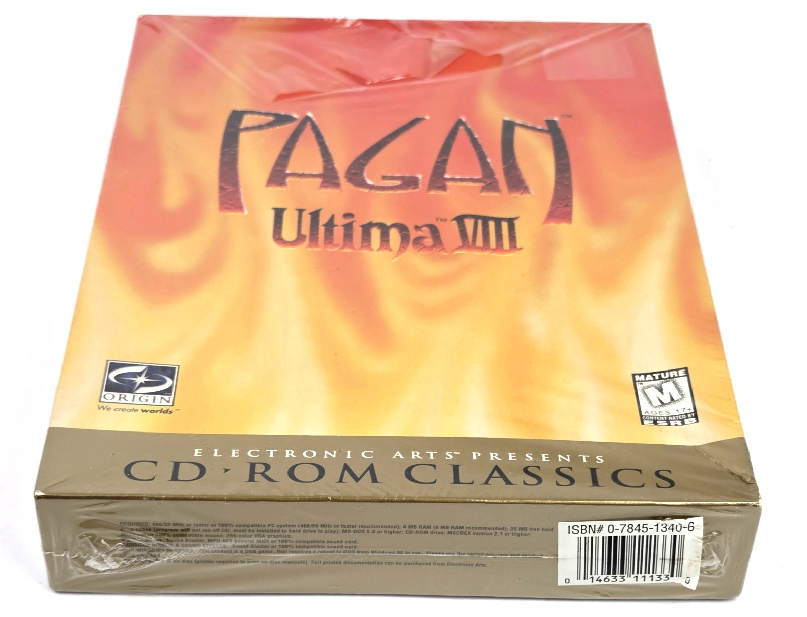Pagan Ultima VIII 8 CD Classics Win 95 MS DOS PC Game New Sealed (Other)